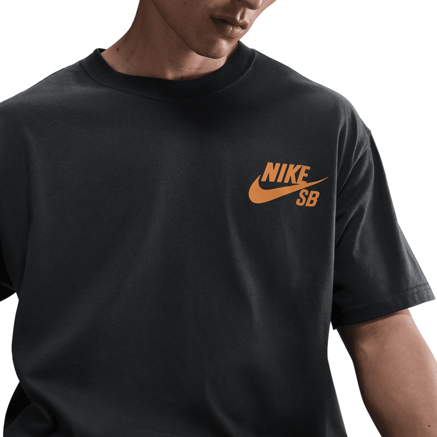 Nike SB Logo T-Shirt, dk smoke grey - Tiki Room Skateboards - 1