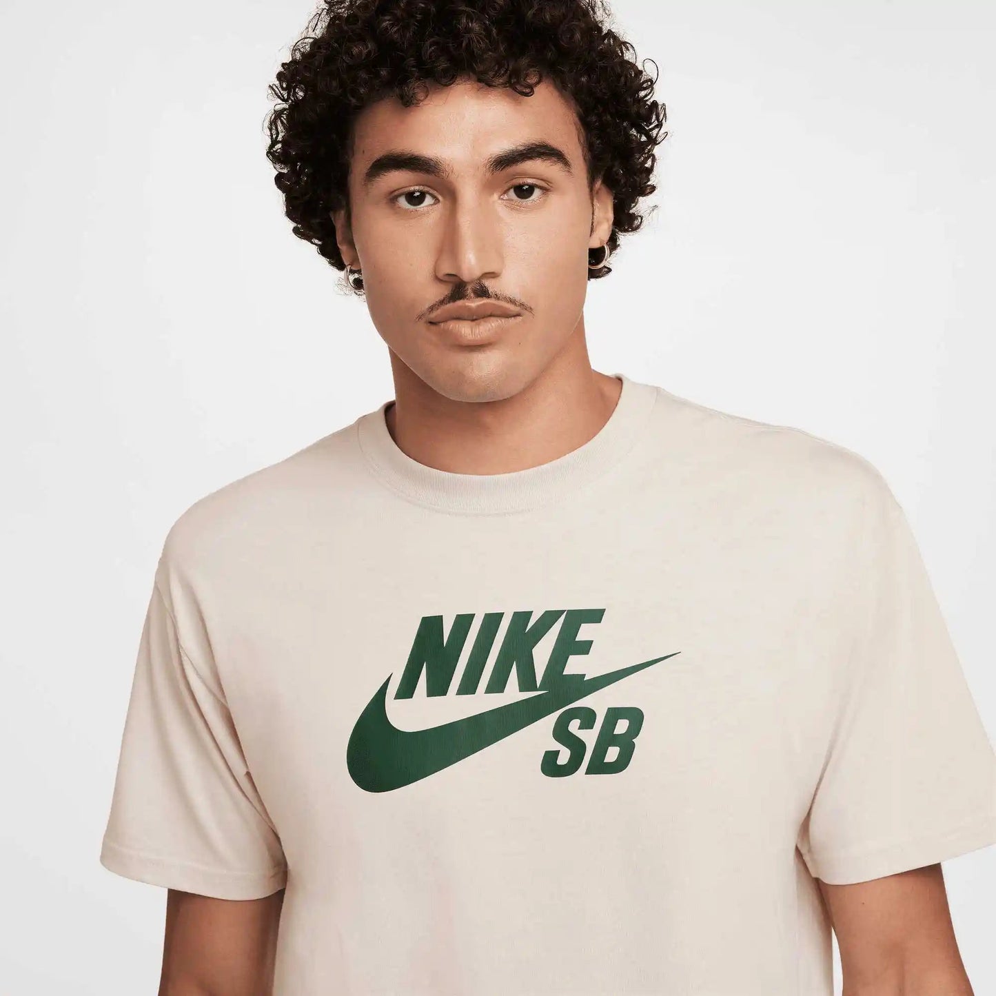 Nike SB Logo Tee, lt orewood brn - Tiki Room Skateboards - 2