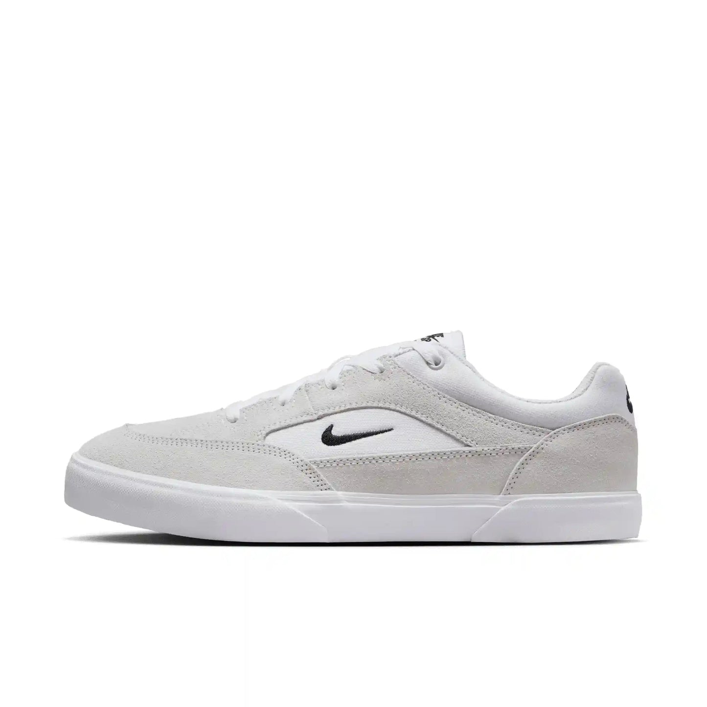 Nike SB Malor, white/black - summit white - gum light brown - Tiki Room Skateboards - 8