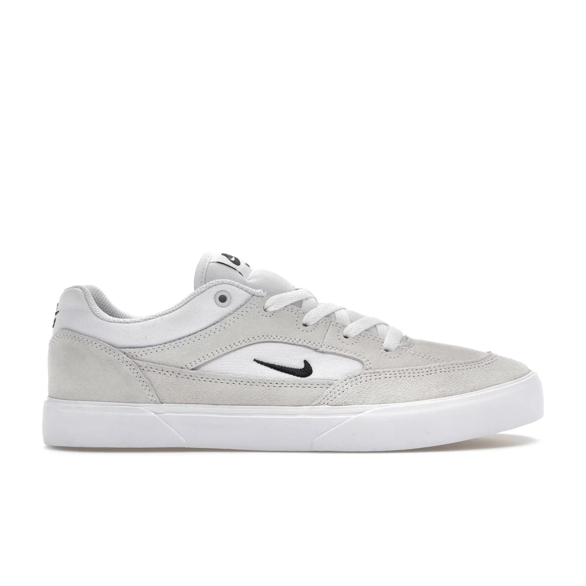 Nike SB Malor, white/black - summit white - gum light brown - Tiki Room Skateboards - 1