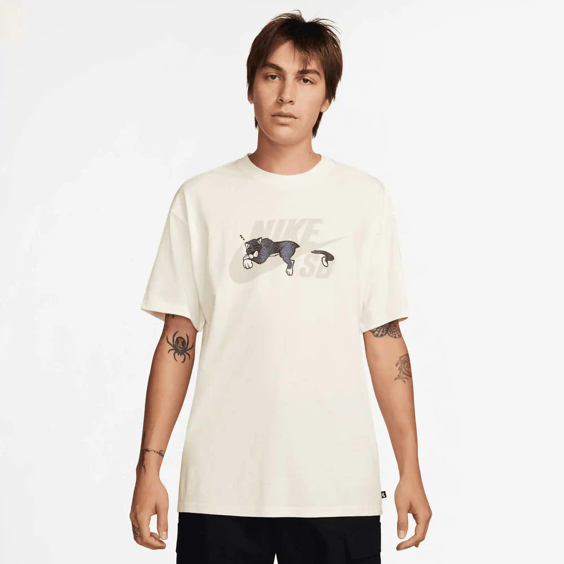 Nike SB Panther Tee, sail - Tiki Room Skateboards - 1