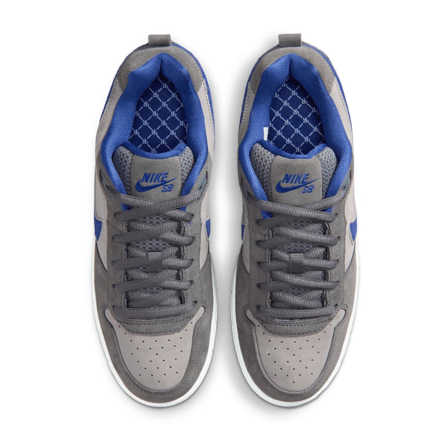 Nike SB Paul Rodriguez Zoom Air Low, flint grey/deep royal blue-flint grey - Tiki Room Skateboards - 8