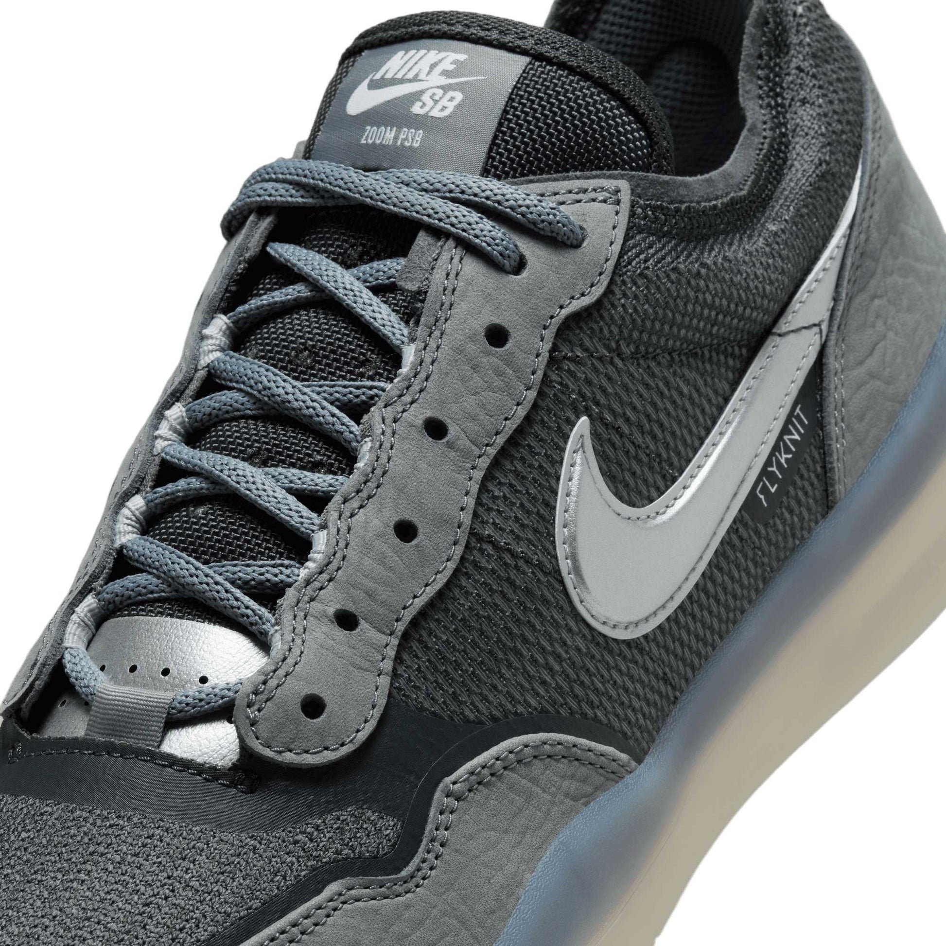 Nike SB PS8, cool grey/metallic silver - anthracite - Tiki Room Skateboards - 3