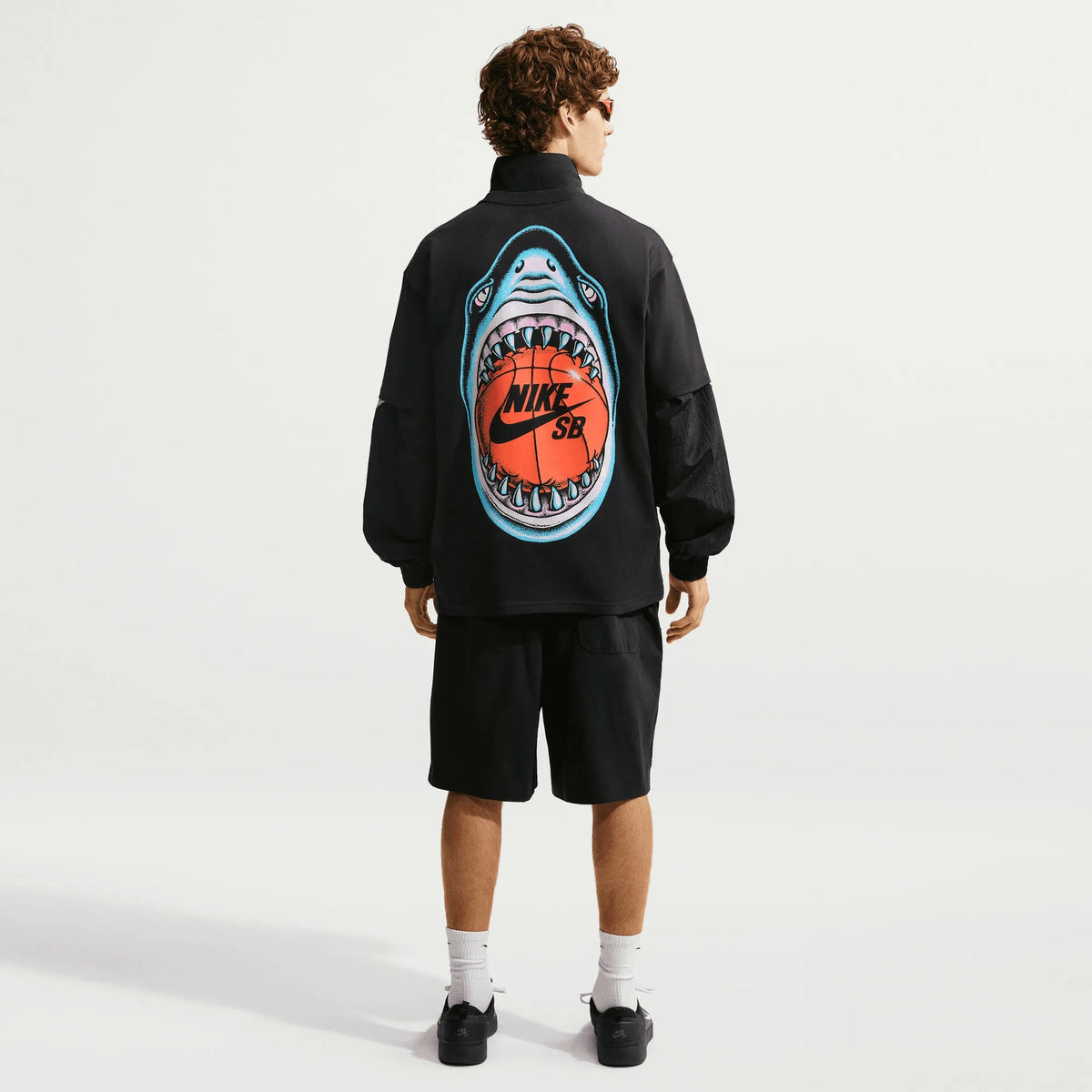 Nike SB Sharkbite Tee, black - Tiki Room Skateboards - 3