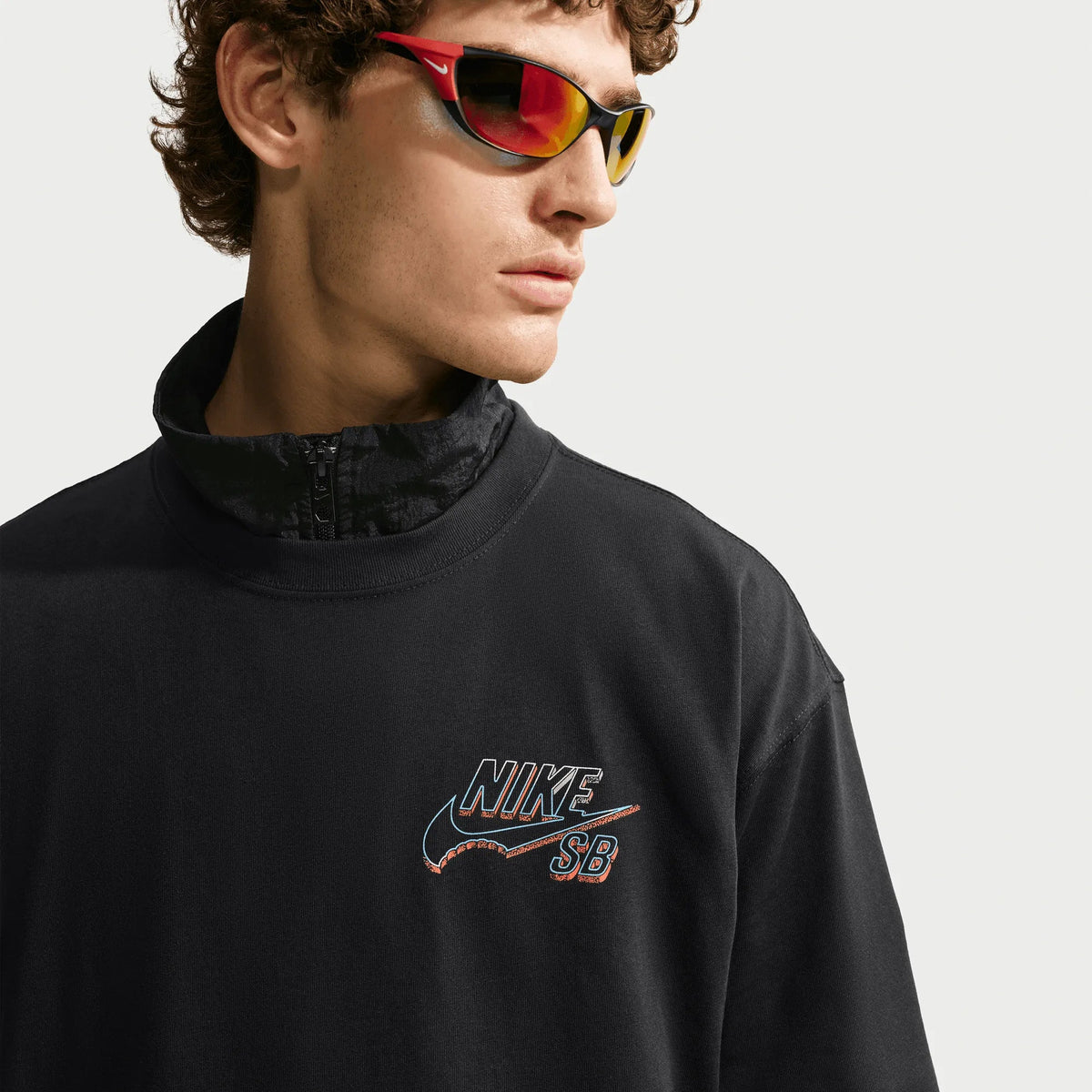Nike SB Sharkbite Tee, black - Tiki Room Skateboards - 2