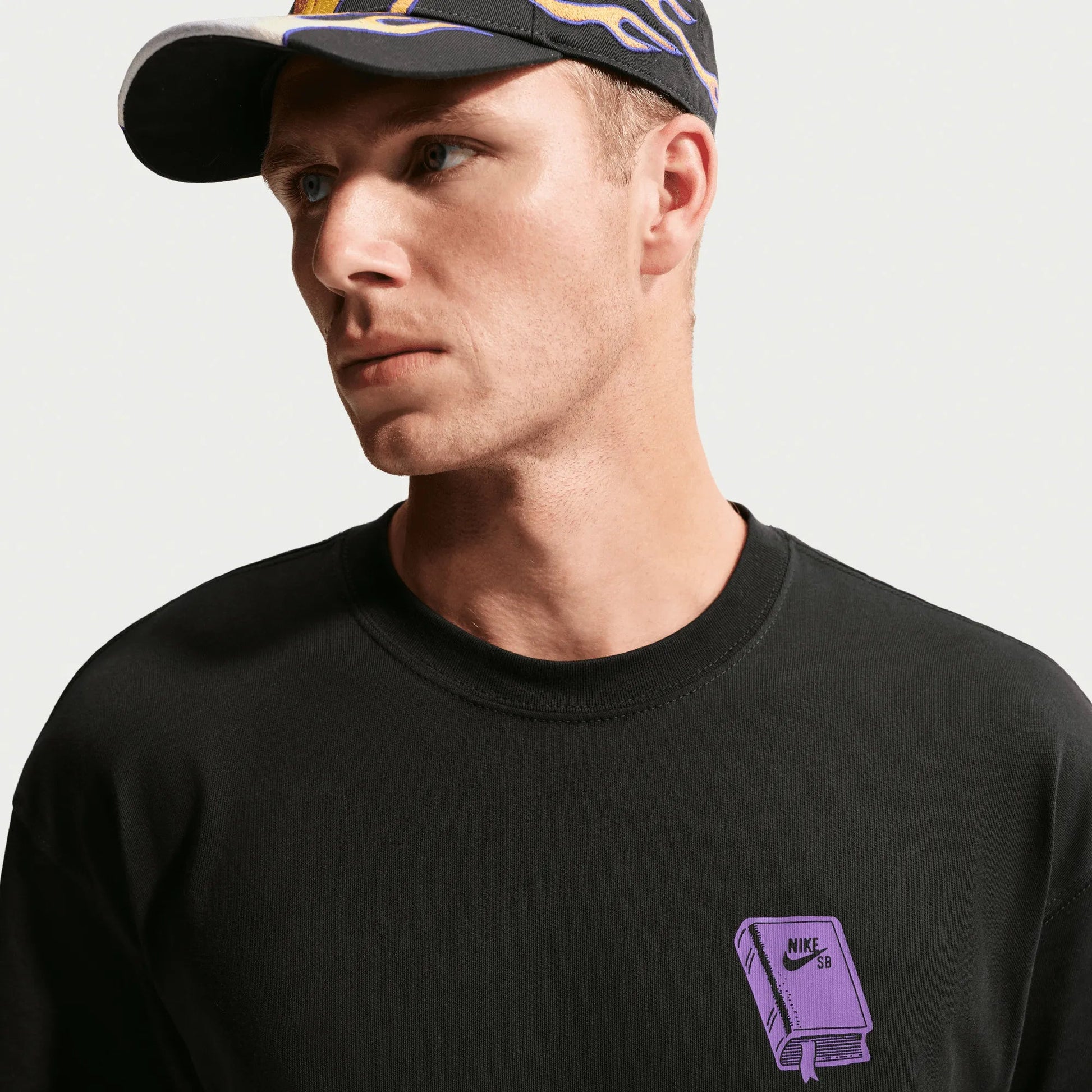 Nike SB Skate T-Shirt, black - Tiki Room Skateboards - 2