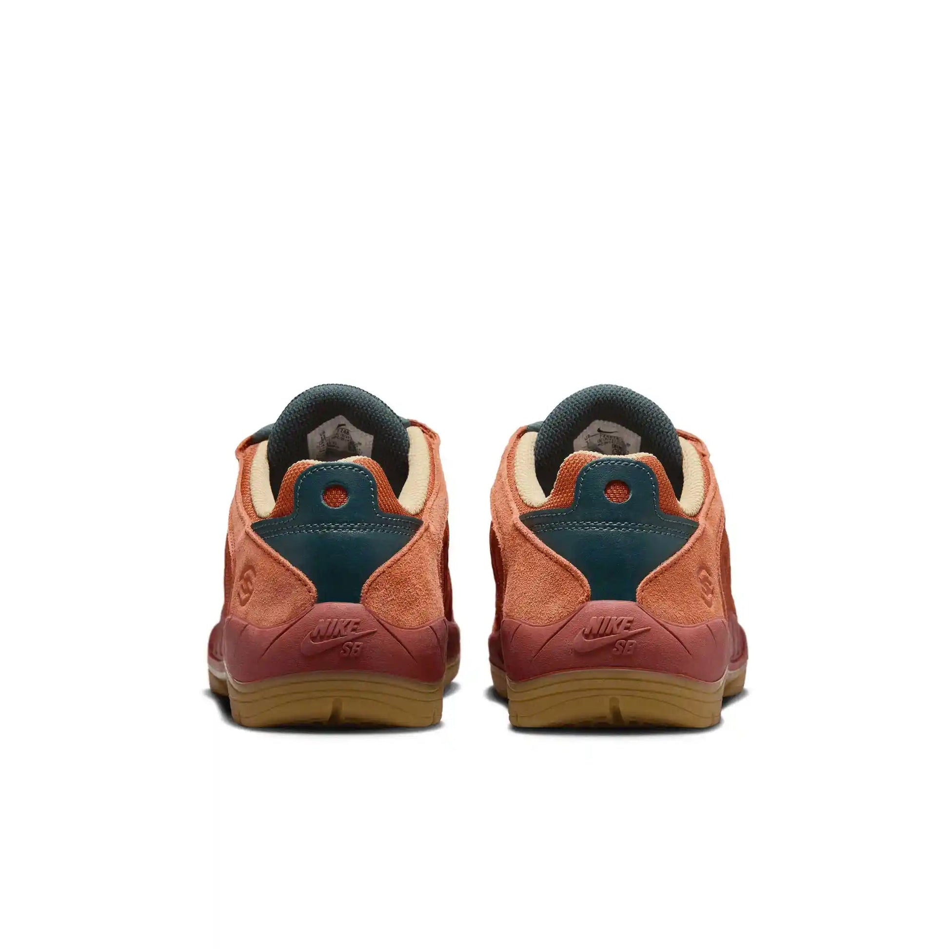 Nike SB Vertebrae, dark russet/pear - desert orange - Tiki Room Skateboards - 5