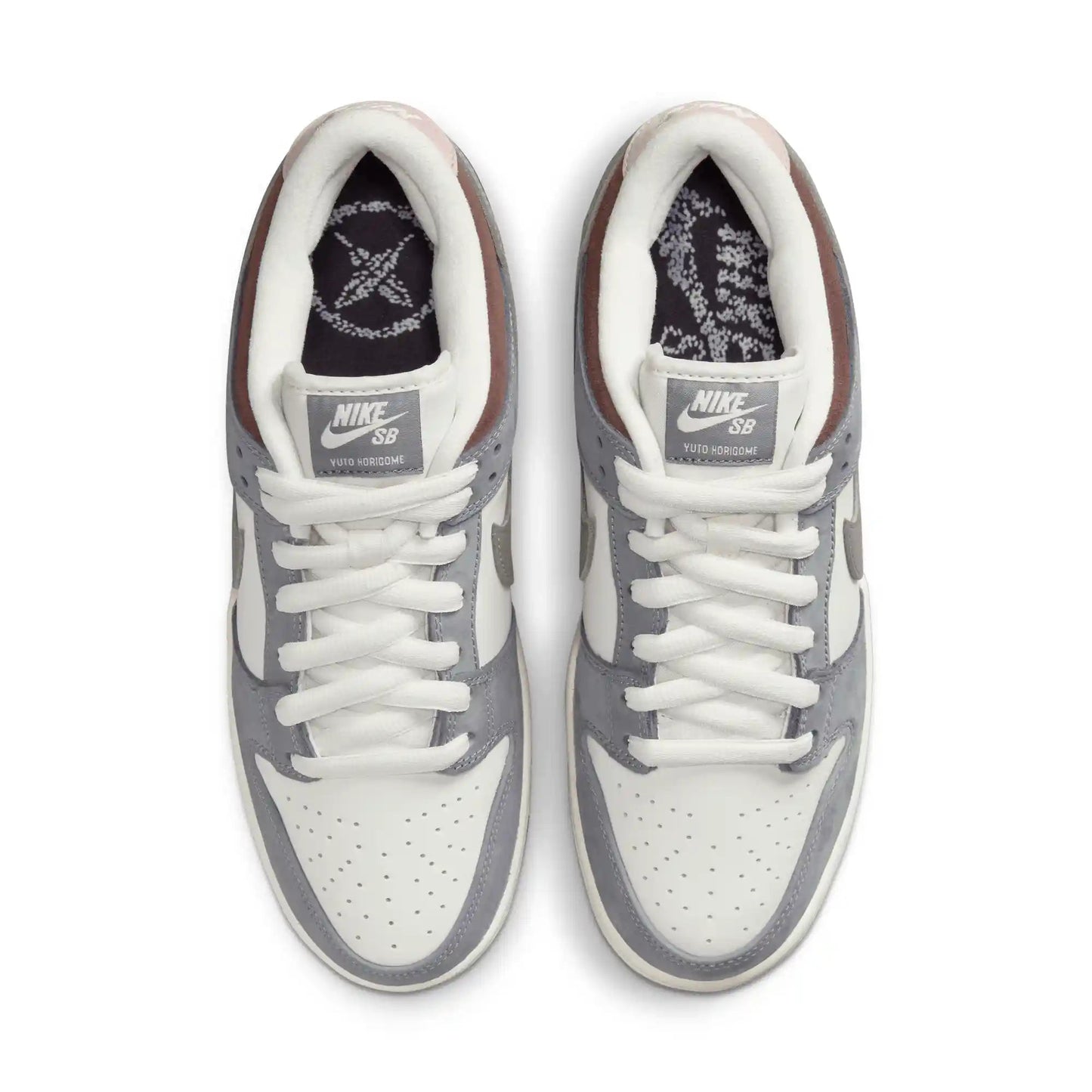 Nike SB Yuto Dunk Low Pro, wolf grey/iron grey - sail - Tiki Room Skateboards - 4