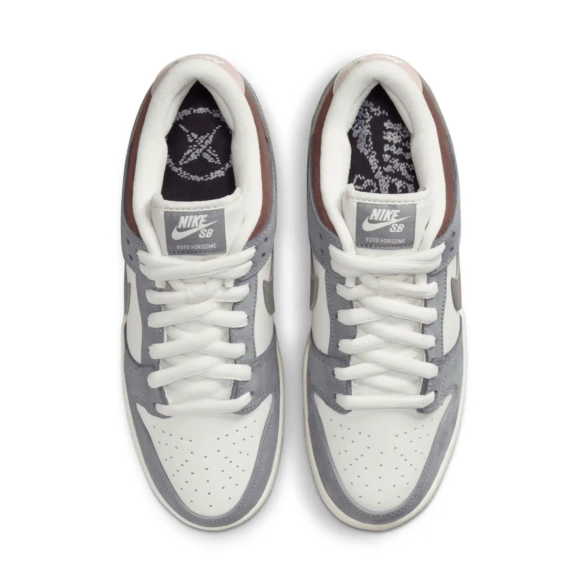 Nike SB Yuto Dunk Low Pro, wolf grey/iron grey - sail - Tiki Room Skateboards - 4