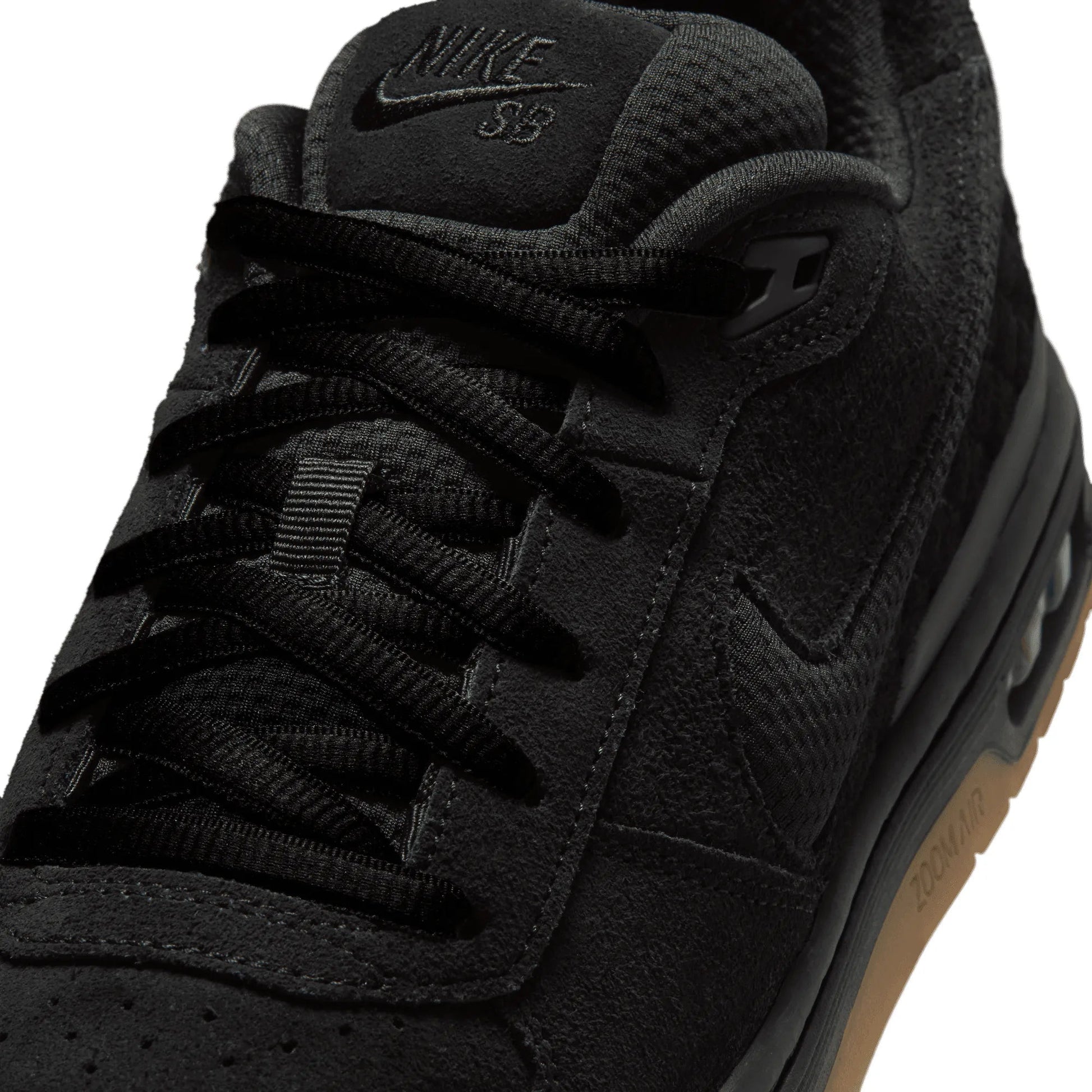 Nike SB Zoom Air Paul Rodriguez Low, black/black - black - gum light brown - Tiki Room Skateboards - 3