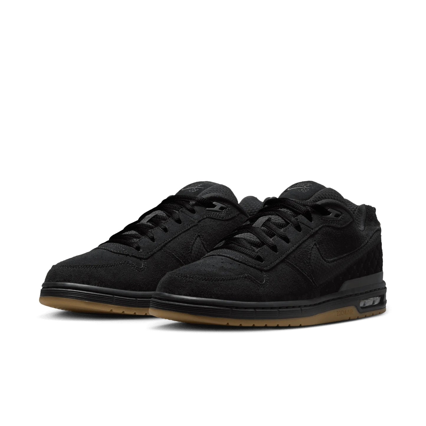 Nike SB Zoom Air Paul Rodriguez Low, black/black - black - gum light brown - Tiki Room Skateboards - 2
