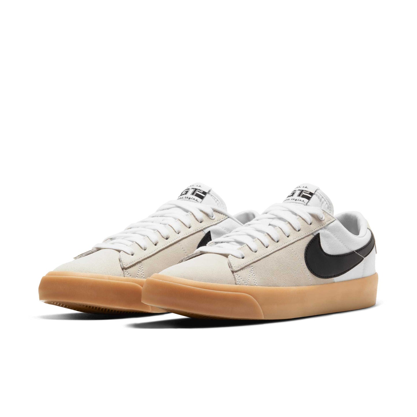 Nike SB Zoom Blazer Low Pro GT, white/black-white-white - Tiki Room Skateboards - 2