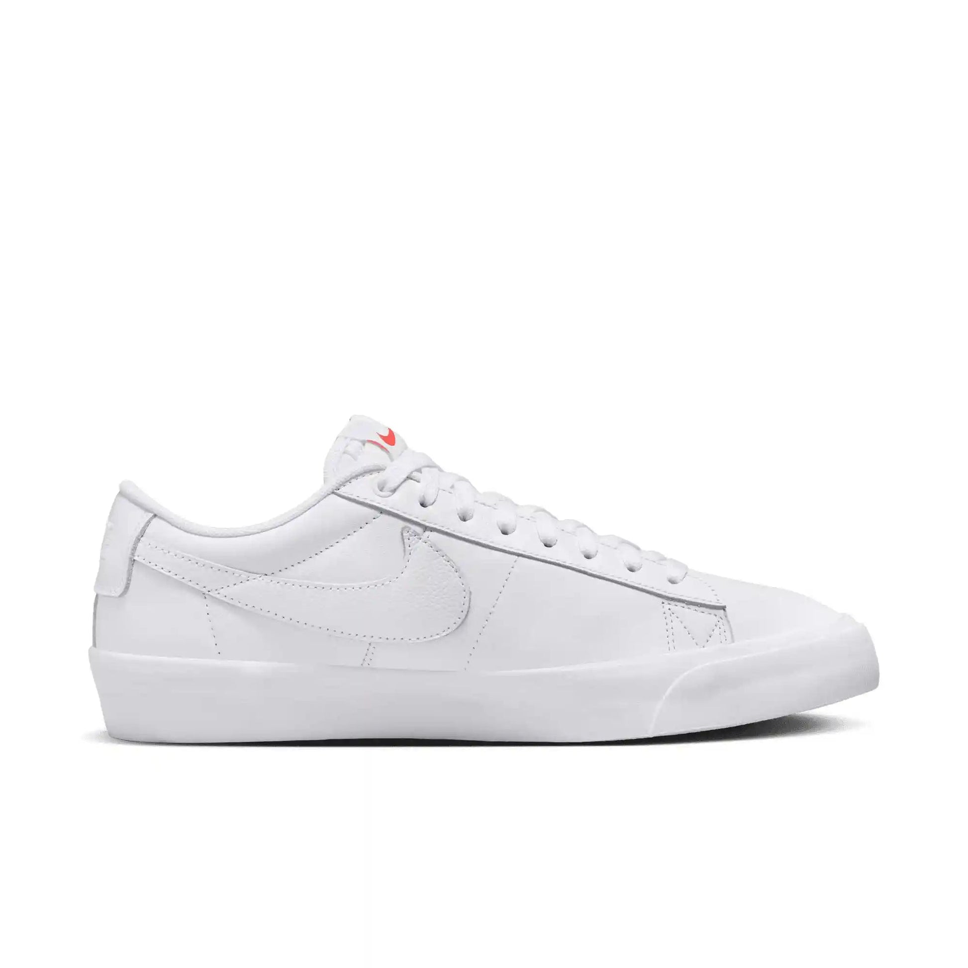 Nike SB Zoom Blazer Low Pro Gt, white/white - white - white - Tiki Room Skateboards - 8