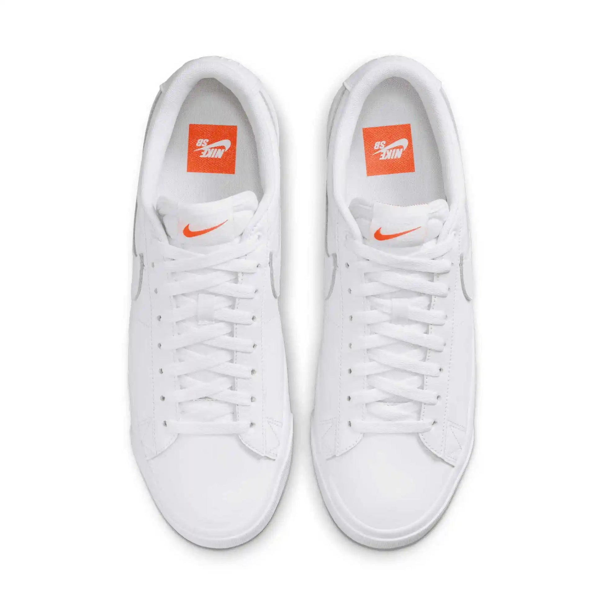 Nike SB Zoom Blazer Low Pro Gt, white/white - white - white - Tiki Room Skateboards - 6