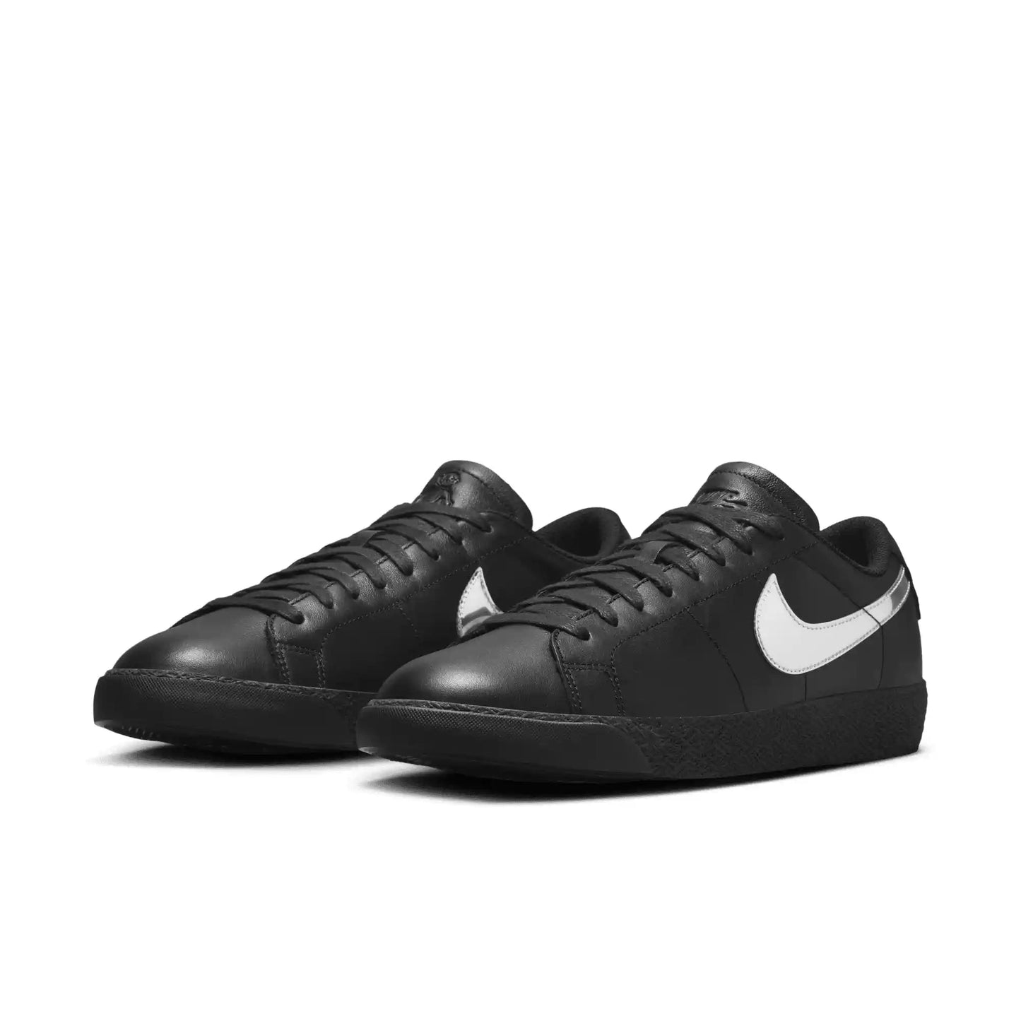 Nike SB Zoom Blazer Low X Dancer Skateboards, black/metallic silver - black - Tiki Room Skateboards - 2