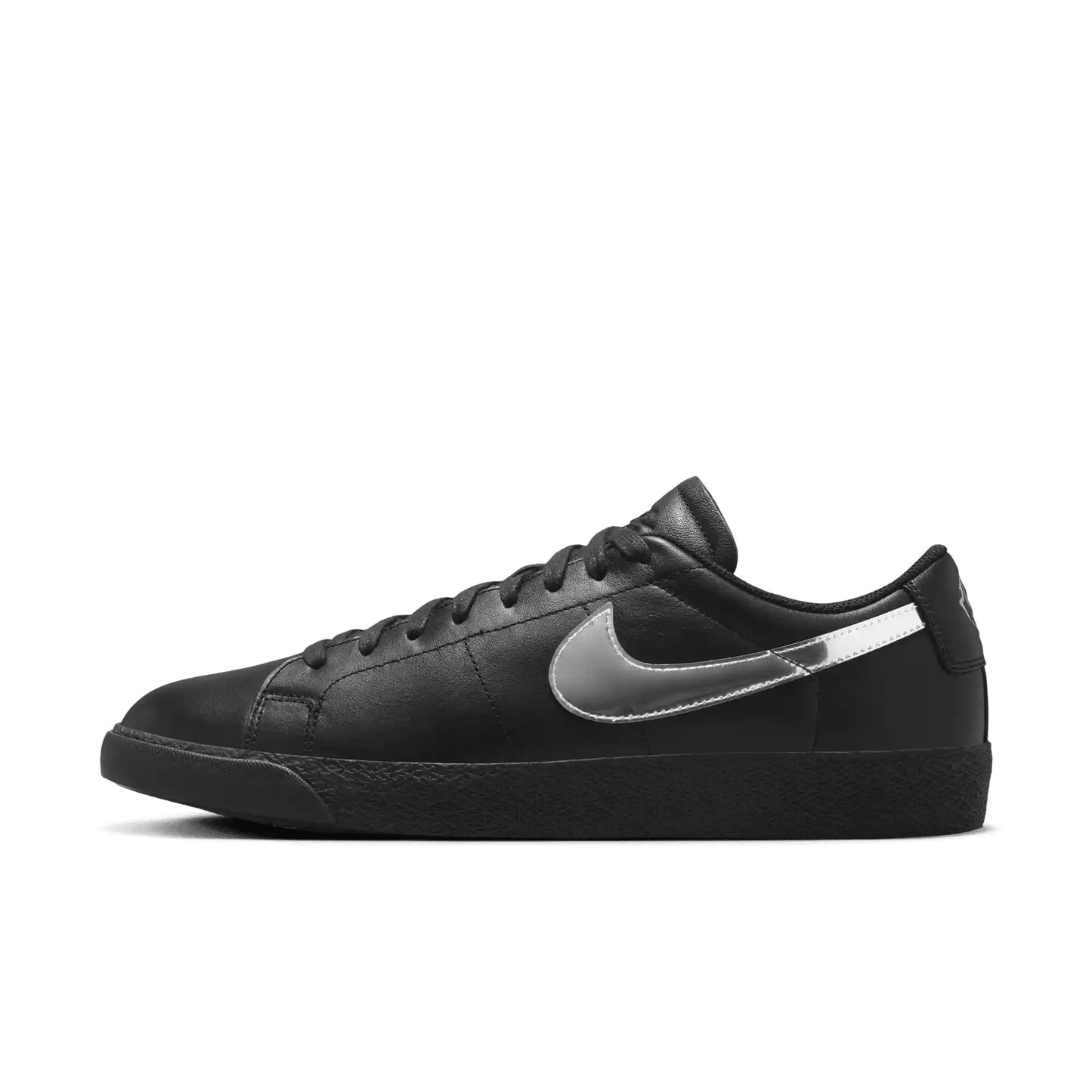 Nike SB Zoom Blazer Low X Dancer Skateboards, black/metallic silver - black - Tiki Room Skateboards - 10