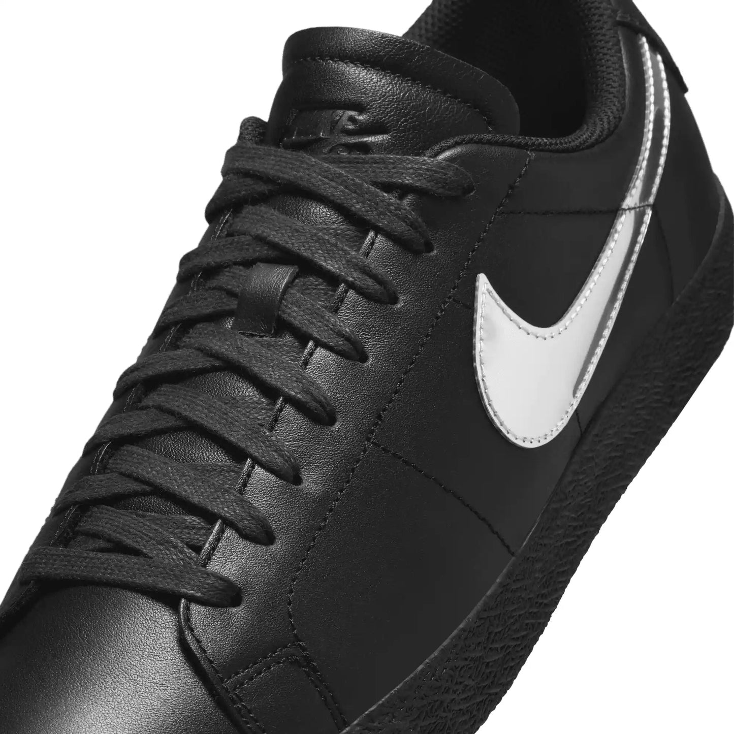 Nike SB Zoom Blazer Low X Dancer Skateboards, black/metallic silver - black - Tiki Room Skateboards - 3