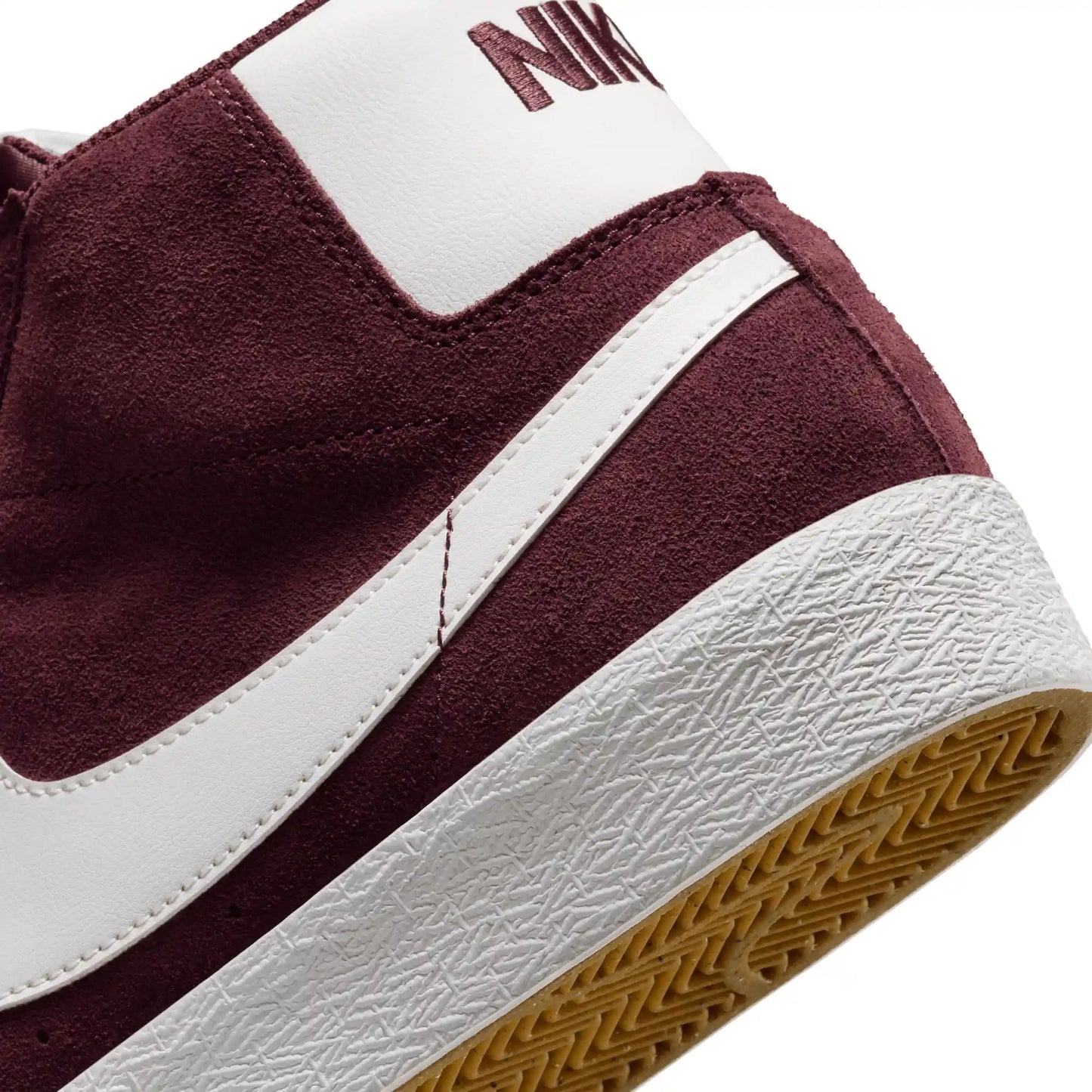 Nike SB Zoom Blazer Mid, burgundy crush/summit white - Tiki Room Skateboards - 4