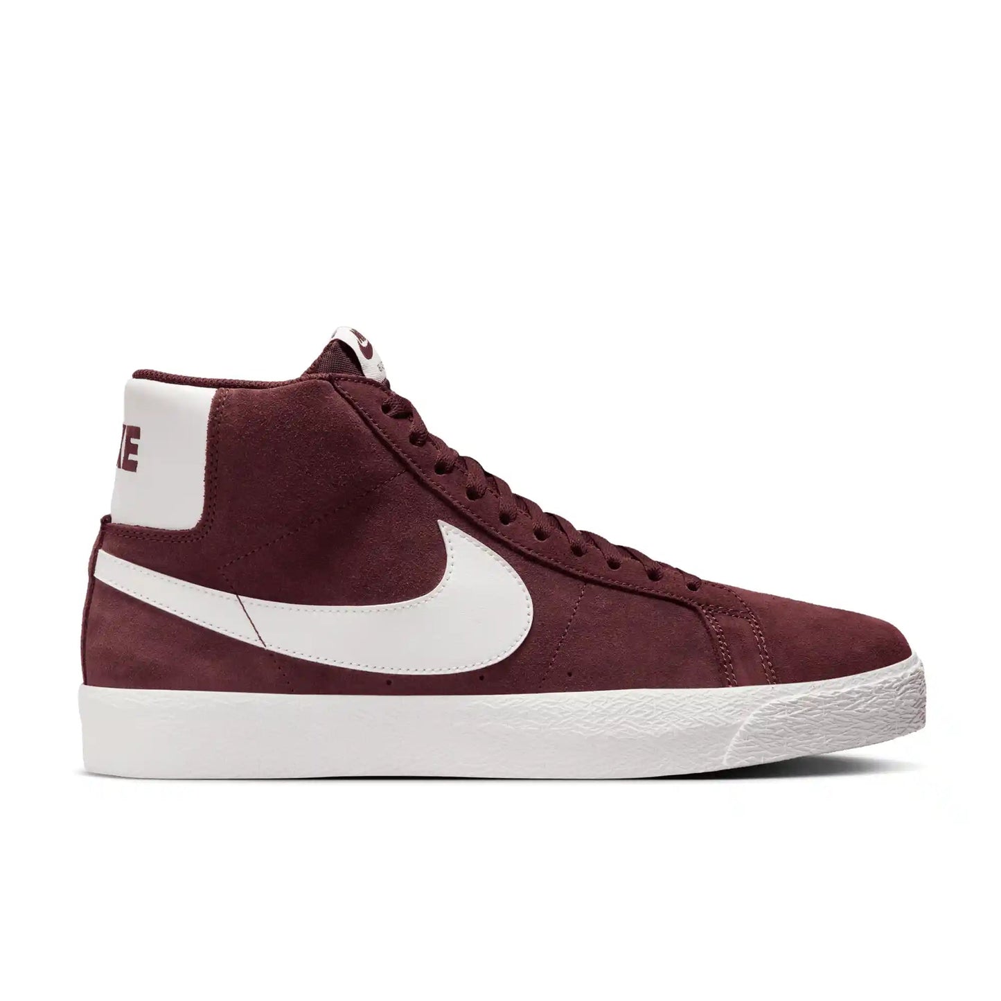 Nike SB Zoom Blazer Mid, burgundy crush/summit white - Tiki Room Skateboards - 1