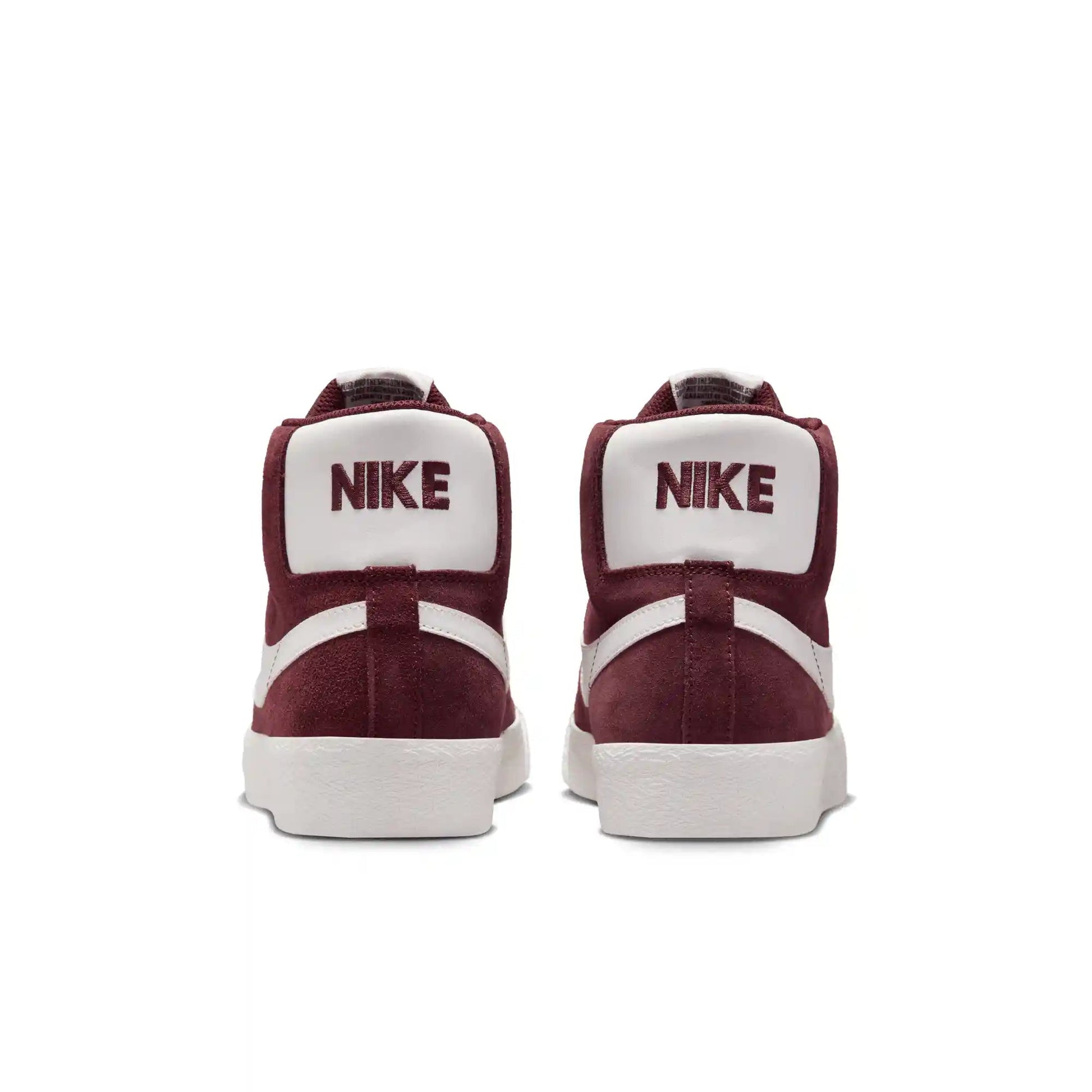 Nike SB Zoom Blazer Mid, burgundy crush/summit white - Tiki Room Skateboards - 5