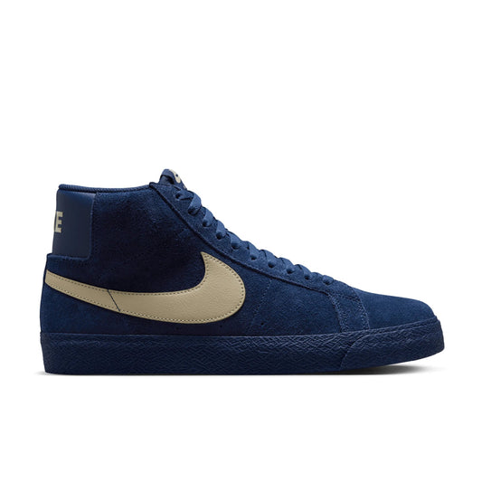 Nike SB Zoom Blazer Mid, coastal blue/pale yellow-coastal blue - Tiki Room Skateboards - 1