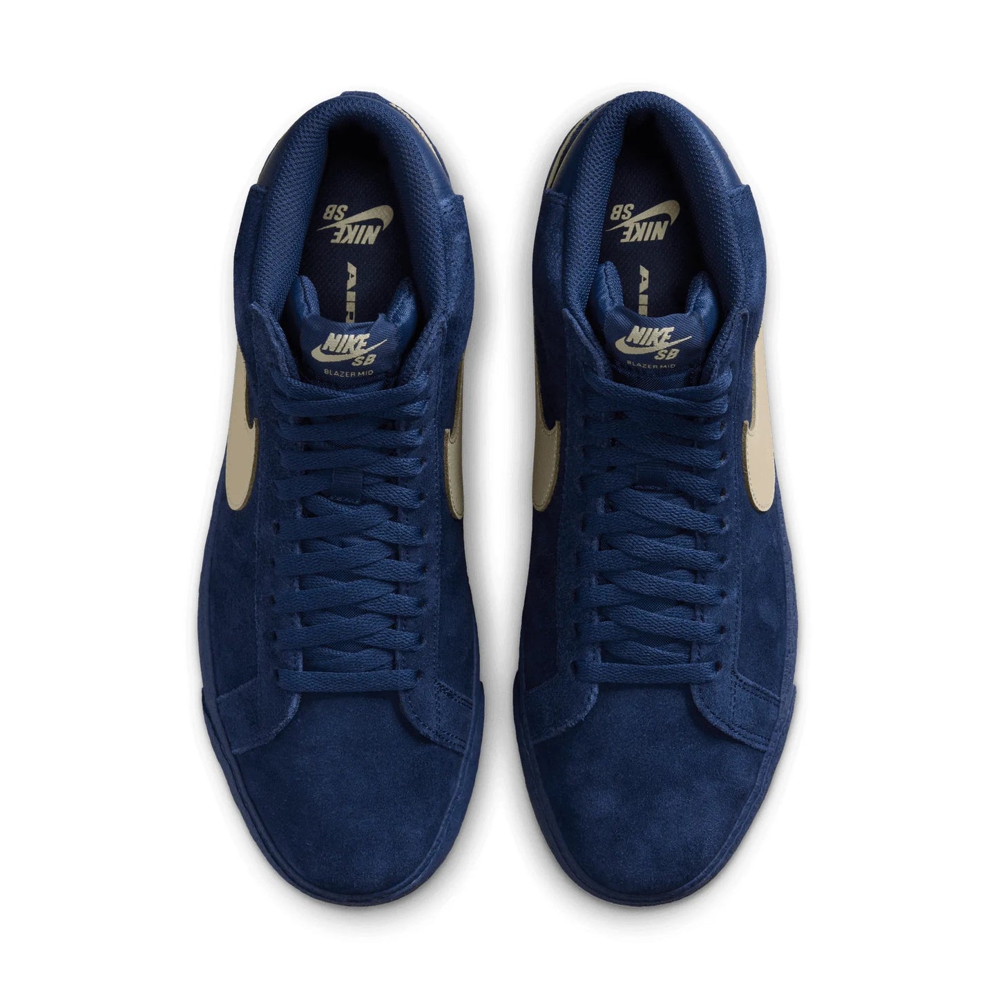 Nike SB Zoom Blazer Mid, coastal blue/pale yellow-coastal blue - Tiki Room Skateboards - 6