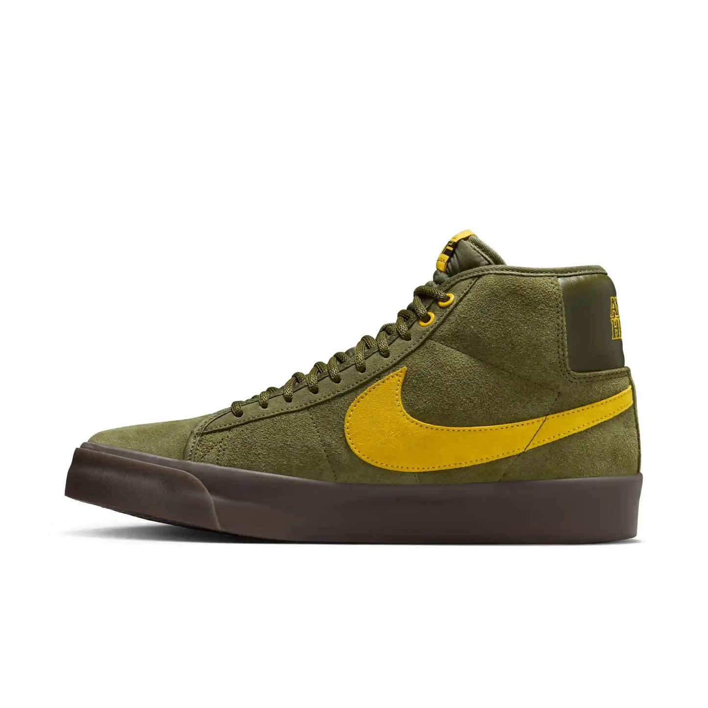 Nike SB Zoom Blazer Mid, rough green/amarillo - rough green - Tiki Room Skateboards - 10