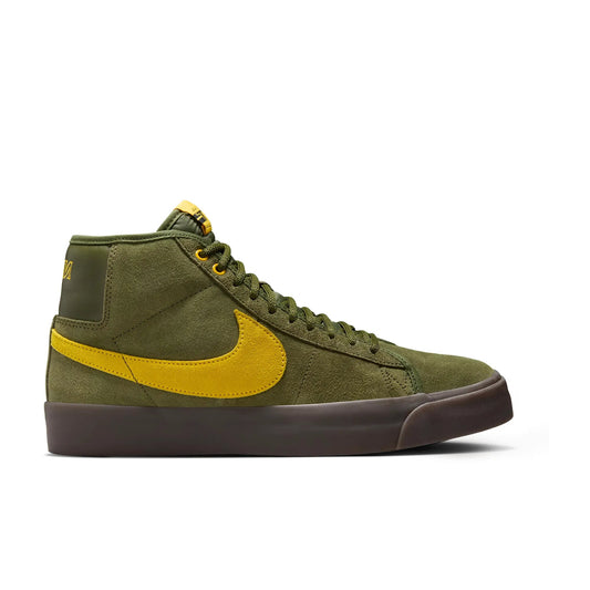 Nike SB Zoom Blazer Mid, rough green/amarillo - rough green - Tiki Room Skateboards - 1