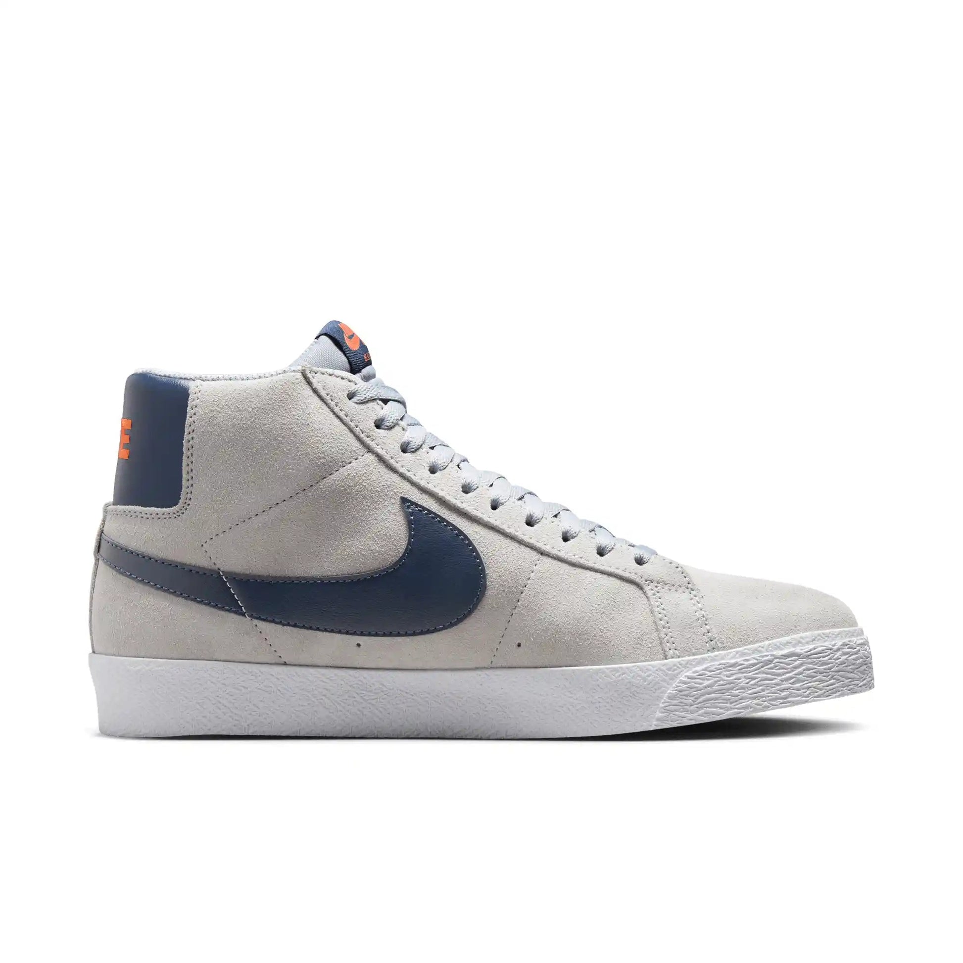 Nike SB Zoom Blazer Mid, wolf grey/midnight navy - cosmic clay - Tiki Room Skateboards - 11