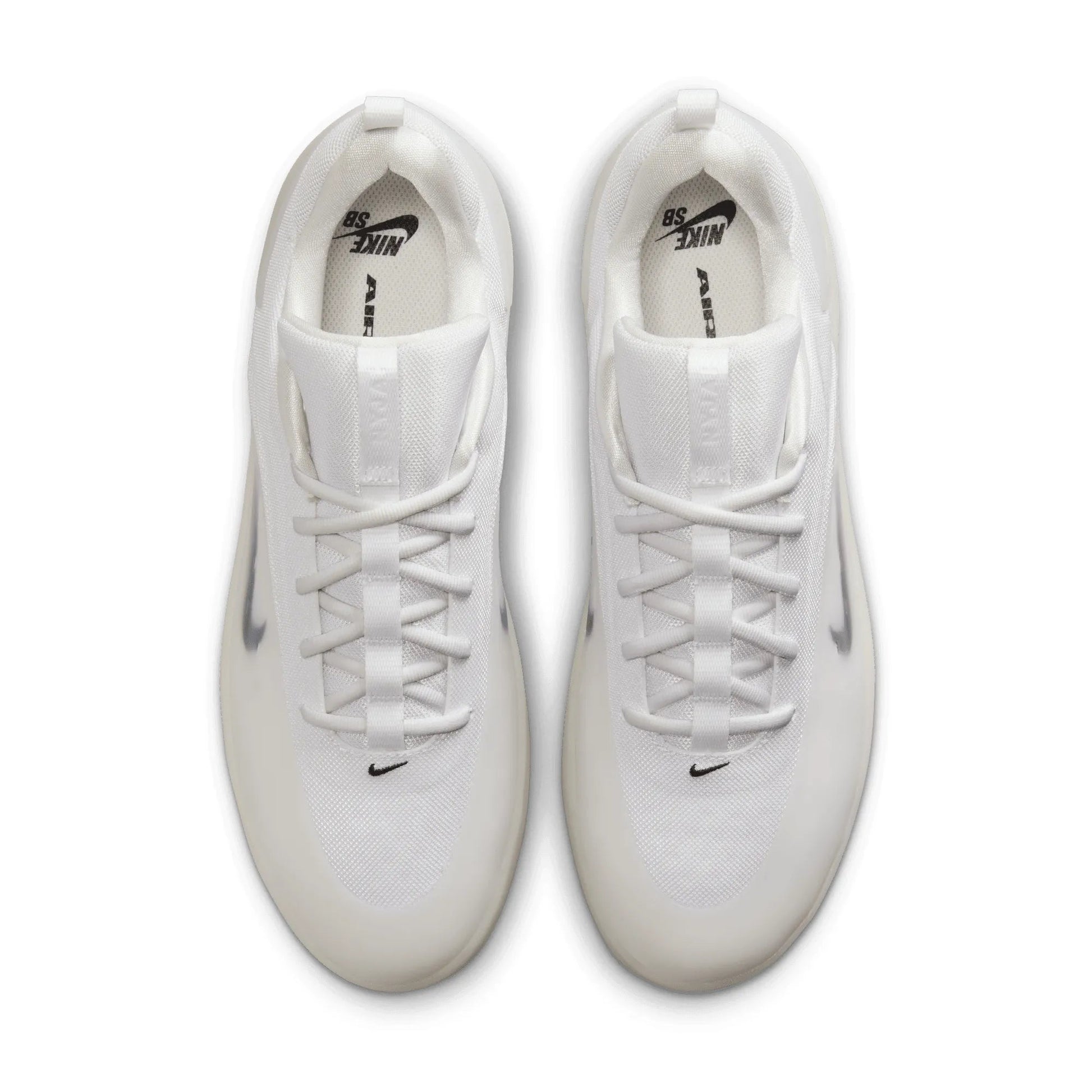 Nike SB Zoom Nyjah 4, white/black - white - black - Tiki Room Skateboards - 6