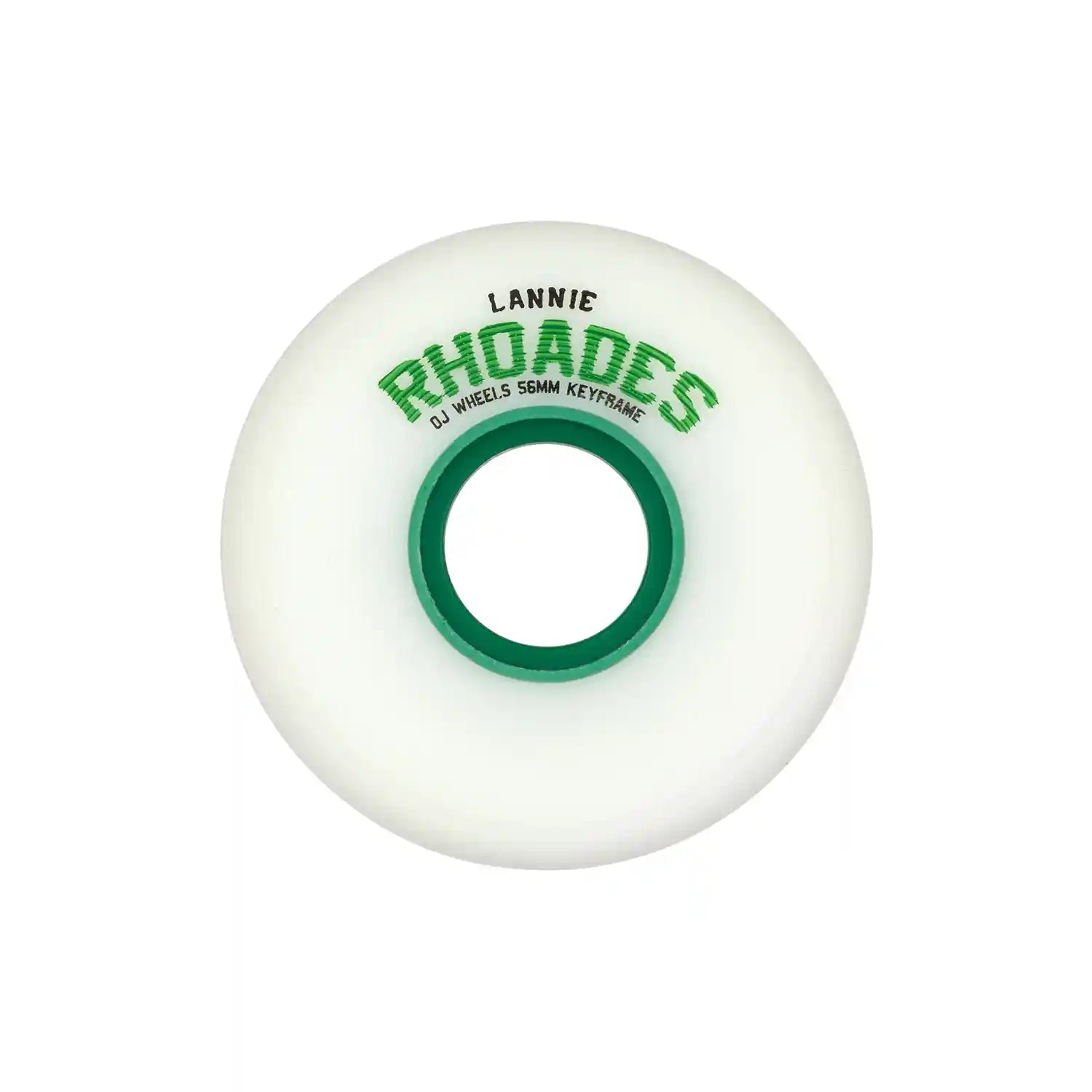 OJ's Lannie Rhoades Oside Pirate 2 Keyframe Wheels White 87A (56mm) - Tiki Room Skateboards - 2