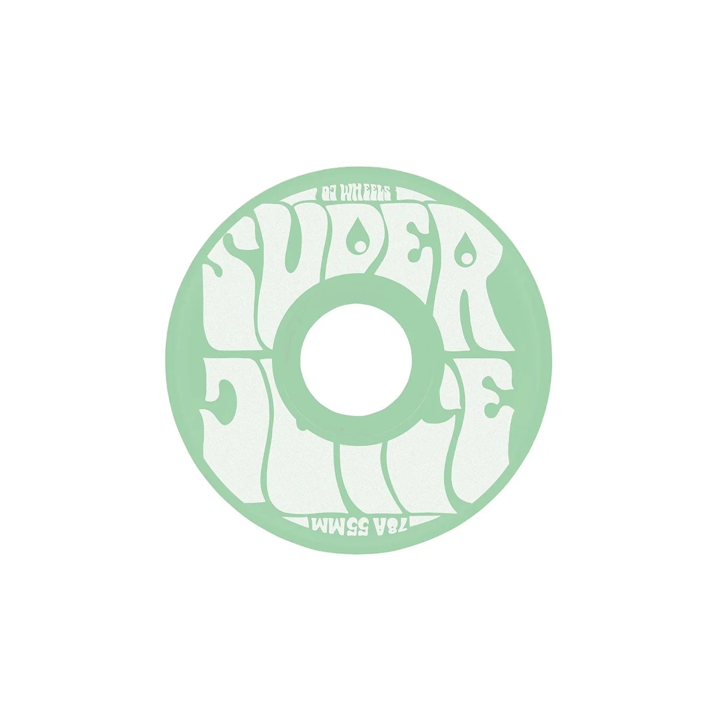 OJ's Mini Super Juice Wheels 78A, aqua (55mm) - Tiki Room Skateboards - 1