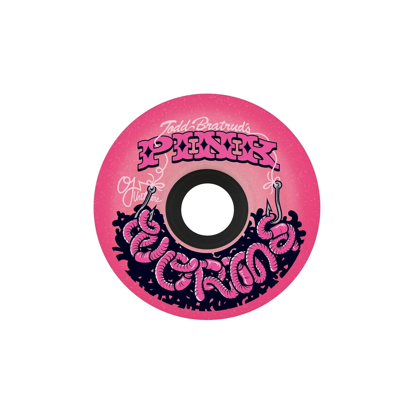 OJ's Pink Worms Super Juice Wheels 78A, pink (60mm) - Tiki Room Skateboards - 1