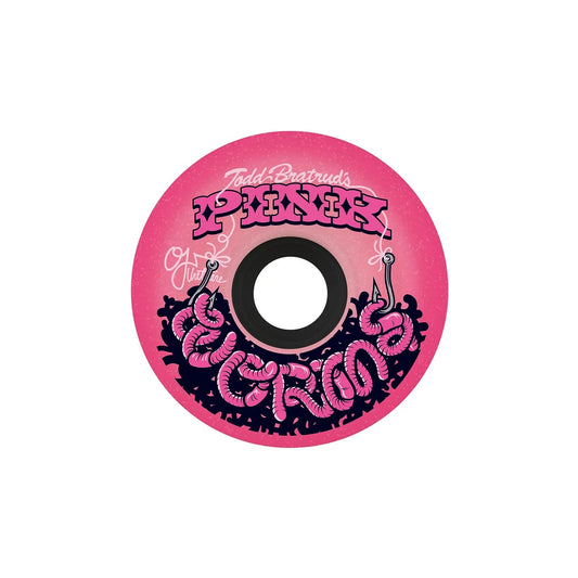 OJ's Pink Worms Super Juice Wheels 78A, pink (60mm) - Tiki Room Skateboards - 1