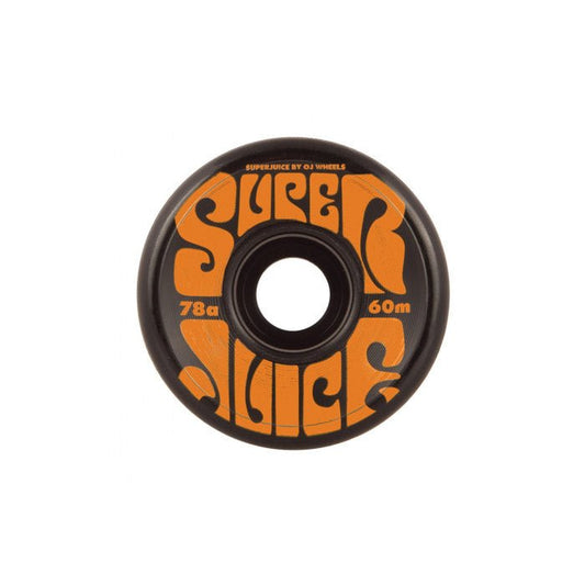 OJ's Super Juice Wheels Black 78A (60mm) - Tiki Room Skateboards - 1
