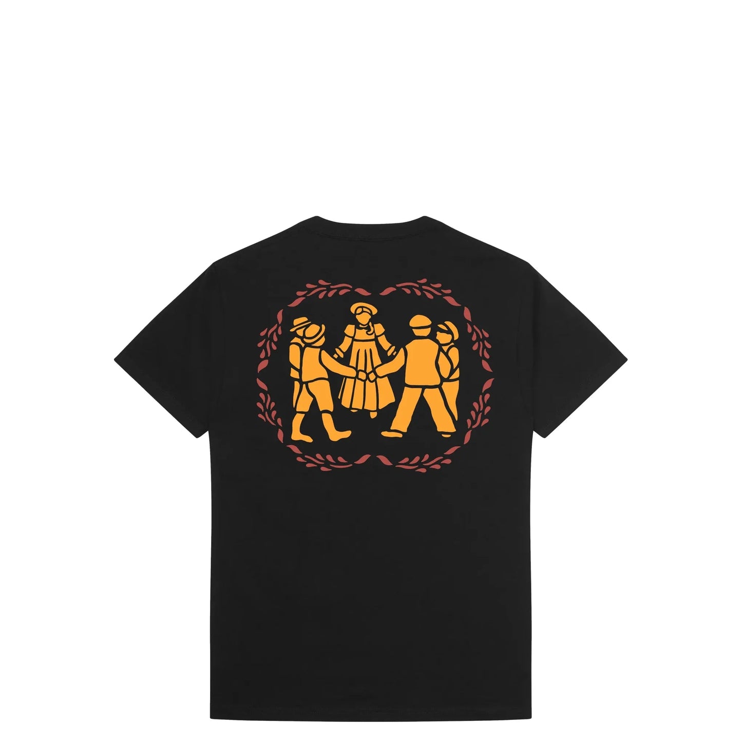 Passport Communal Bell Tee, black - Tiki Room Skateboards - 2