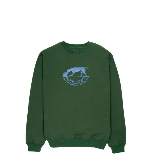 Passport Fretworks Sweater, forest green - Tiki Room Skateboards - 1