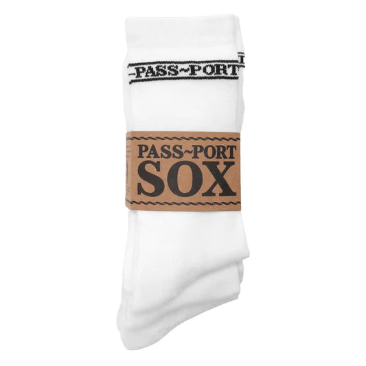 Passport Hi Sox 3 - Pack, white - Tiki Room Skateboards - 1