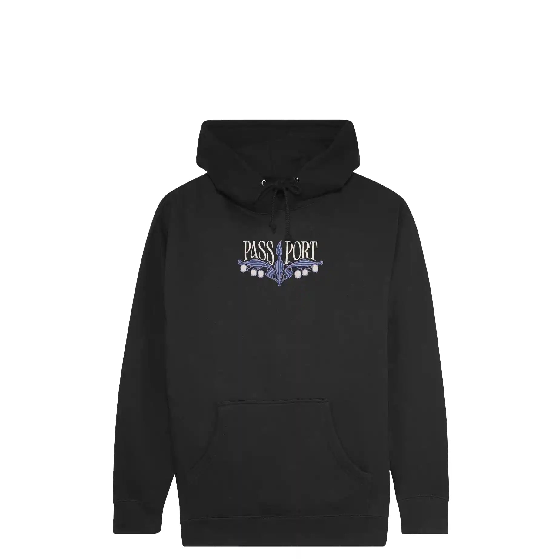 Passport Lily Of The Valley Hoodie, black