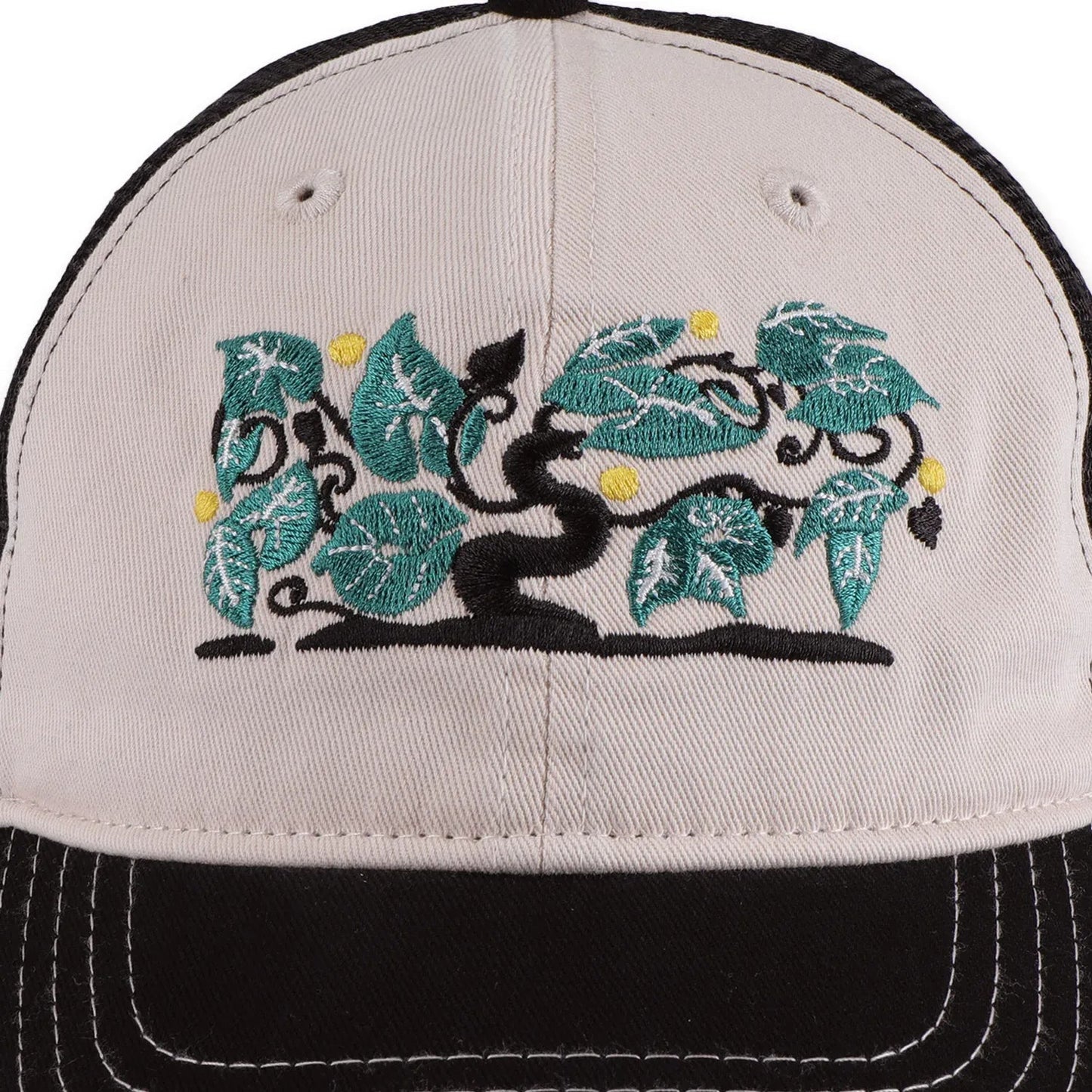Passport Orchard Leagues Trucker, black/off white - Tiki Room Skateboards - 2