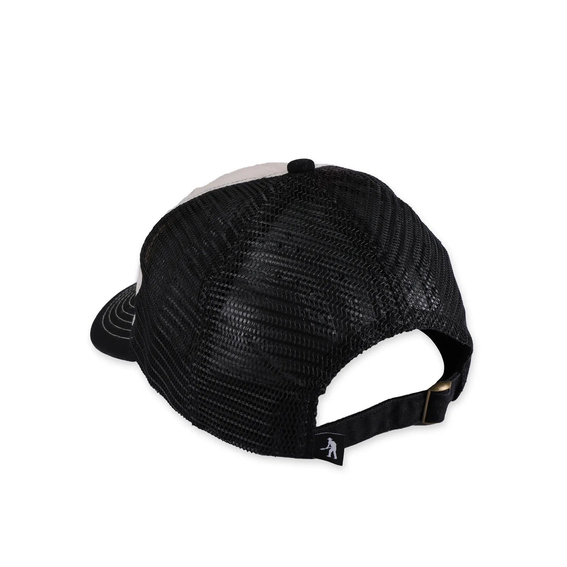 Passport Orchard Leagues Trucker, black/off white - Tiki Room Skateboards - 4