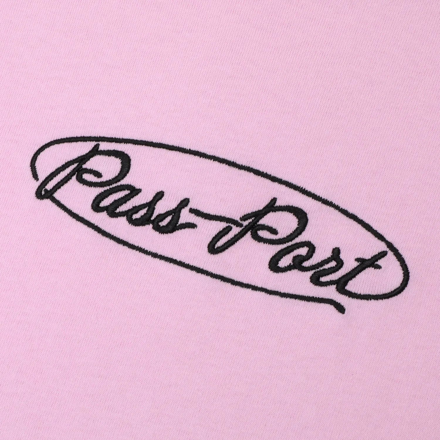 Passport Ovalit Tee, light pink - Tiki Room Skateboards - 2