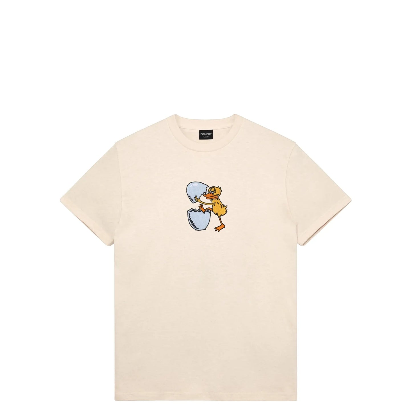 Passport Over It Tee, natural - Tiki Room Skateboards - 1