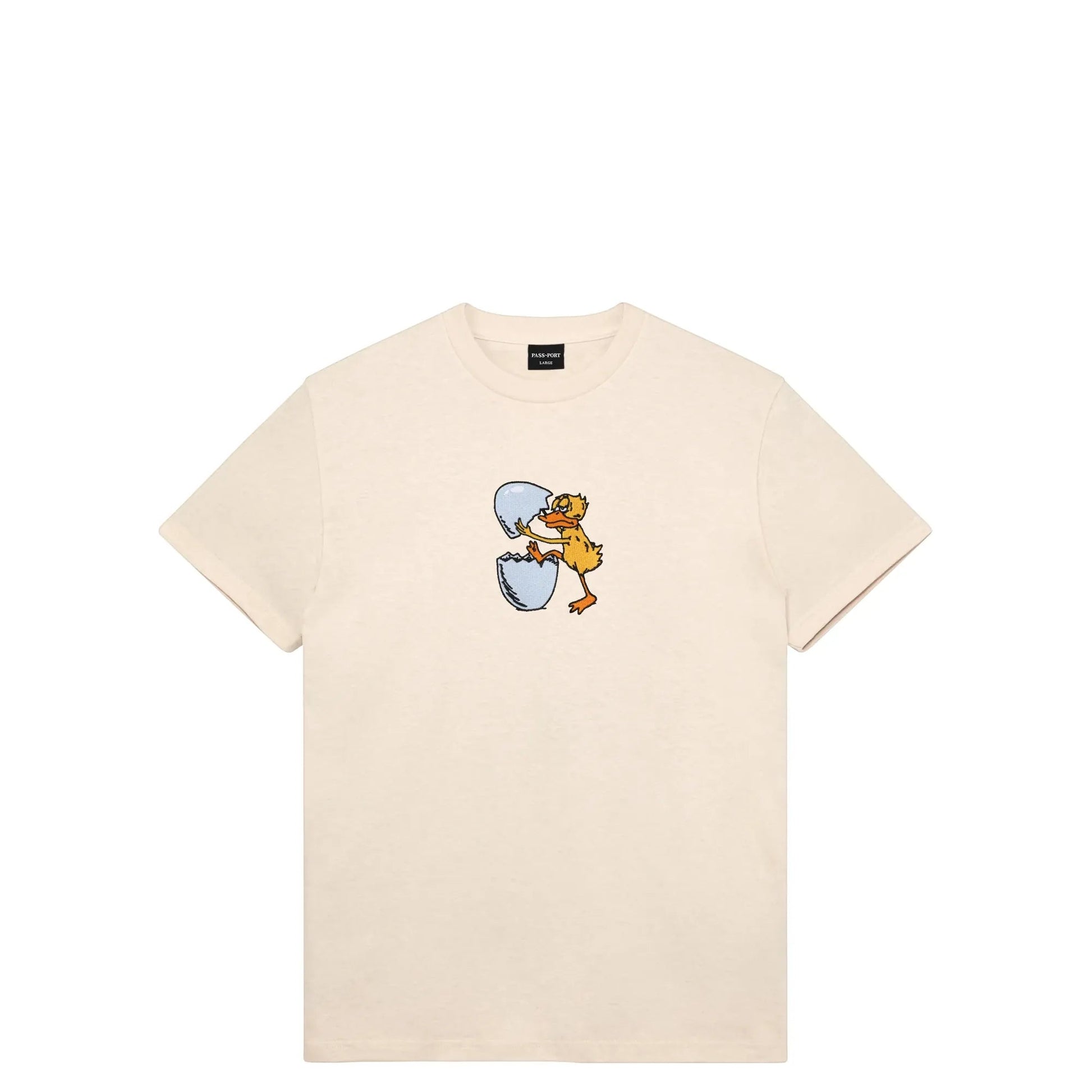 Passport Over It Tee, natural - Tiki Room Skateboards - 1