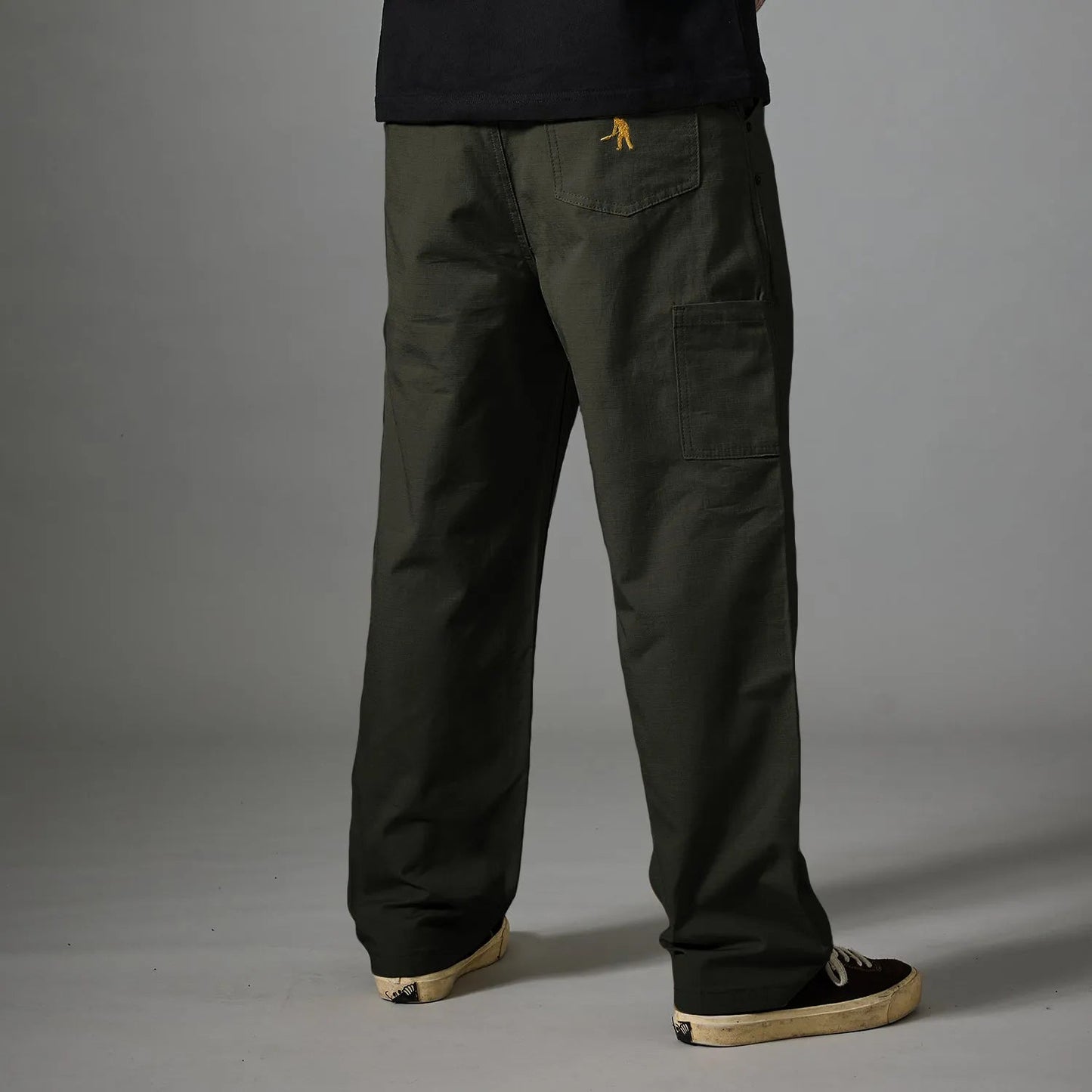 Passport Ripstop Double Knee Diggers Club Pant, dark green - Tiki Room Skateboards - 5