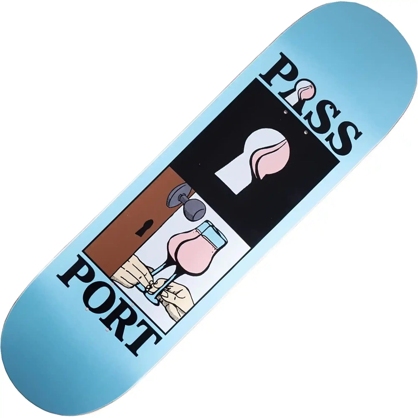 Passport What U Think U Saw Series Skin Contact Deck (8.5") - Tiki Room Skateboards - 1