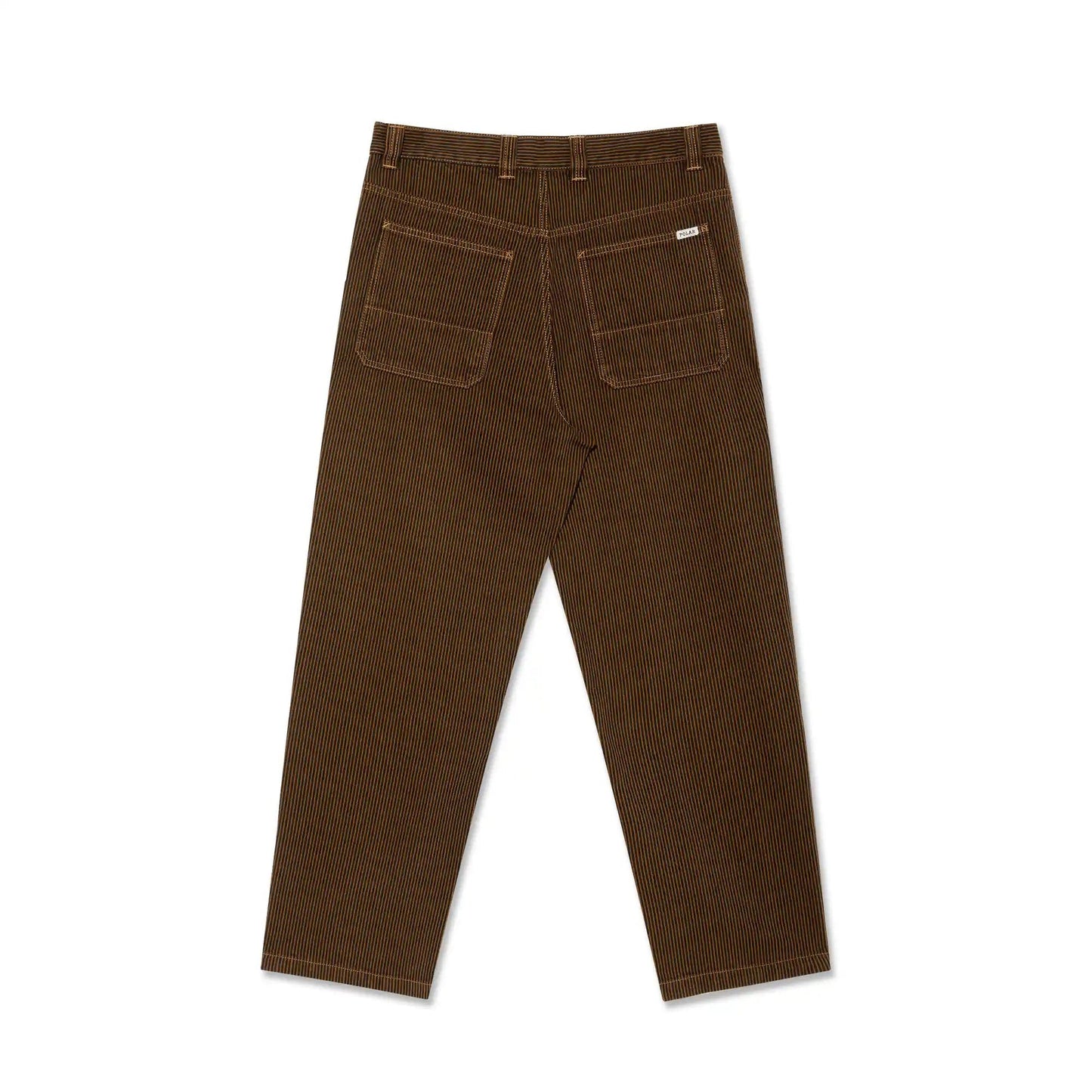 Polar 93! Work Pants | Hickory Stripe, rust - Tiki Room Skateboards - 3