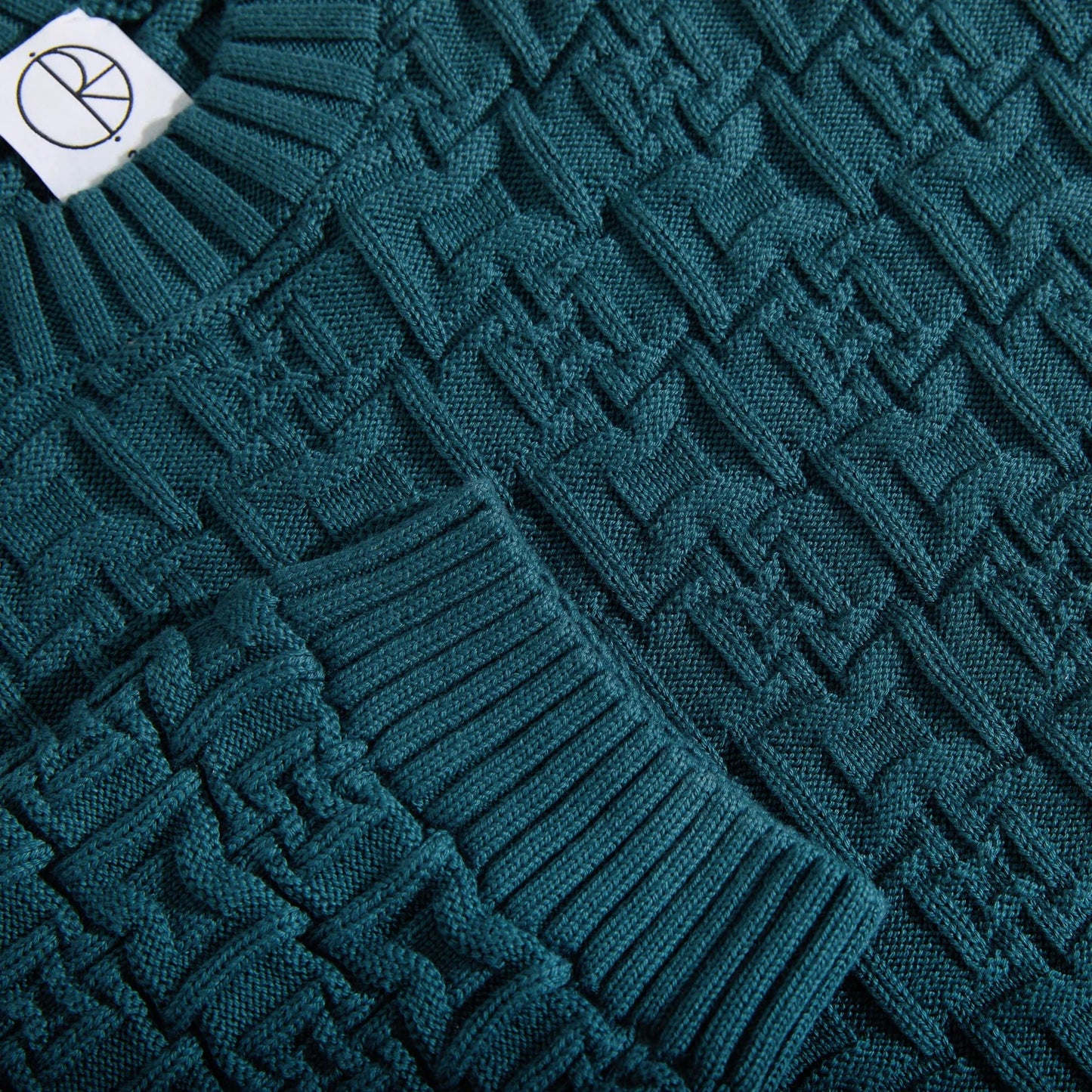 Polar Alex Sweater, petrol blue - Tiki Room Skateboards - 3