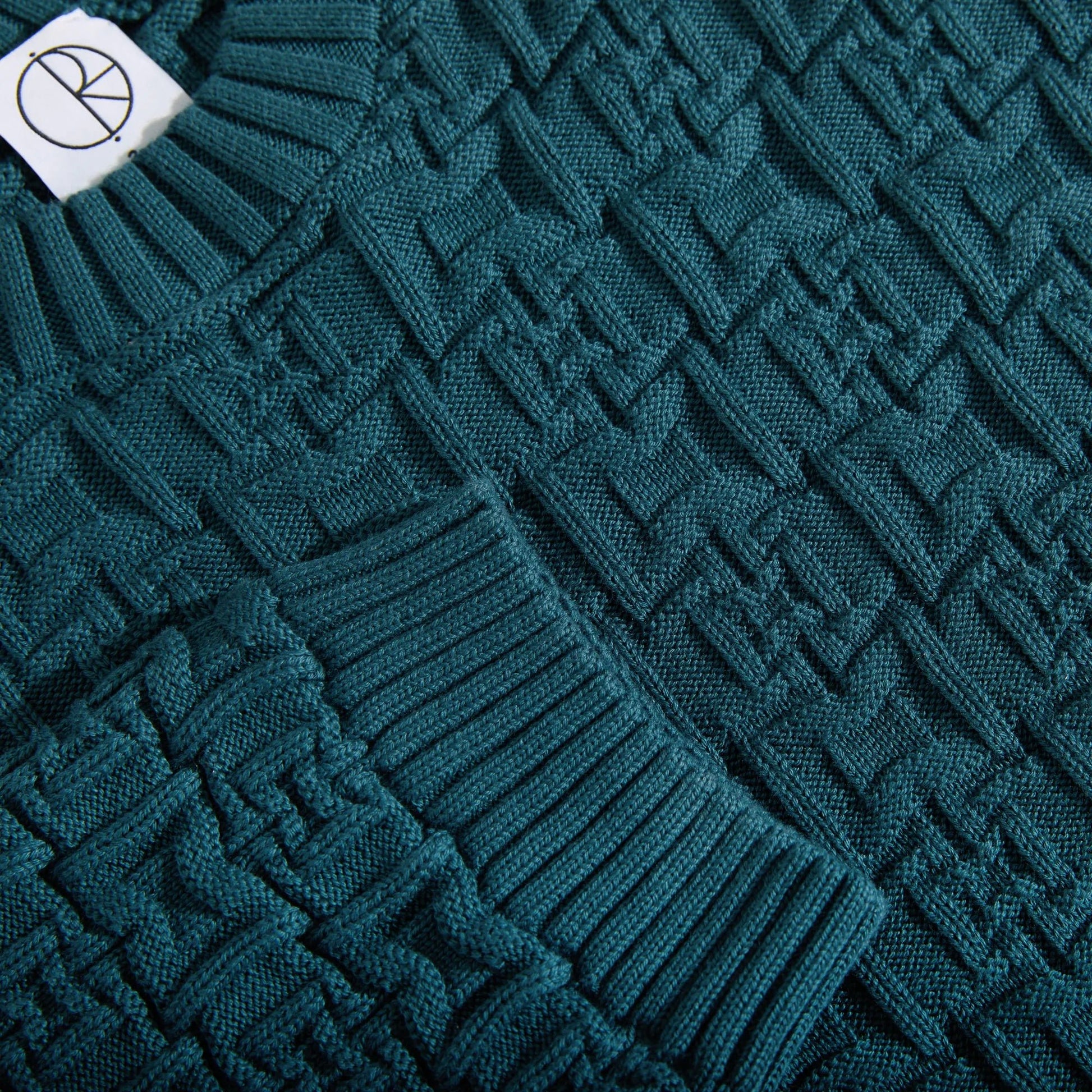 Polar Alex Sweater, petrol blue - Tiki Room Skateboards - 3