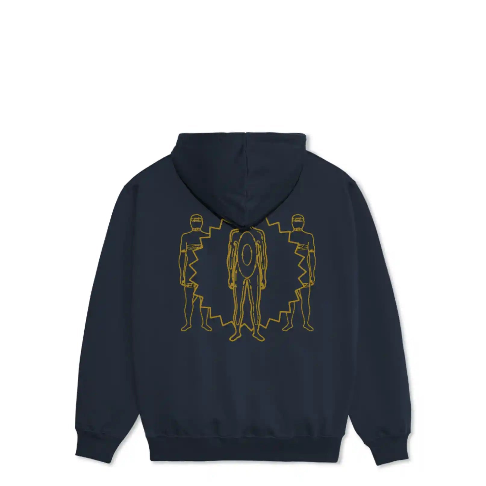 Polar Anyone Out There Dave Hoodie, new navy - Tiki Room Skateboards - 1